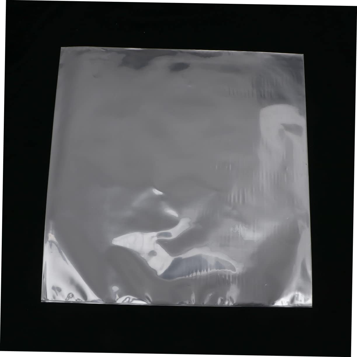 TINEASUR 50-Pack 10 Inch Vinyl Record Sleeves - No Seal Flat Plastic Bags for Scratch Protection & Data Storage | Perfect for DJs, Collectors & Music Enthusiasts