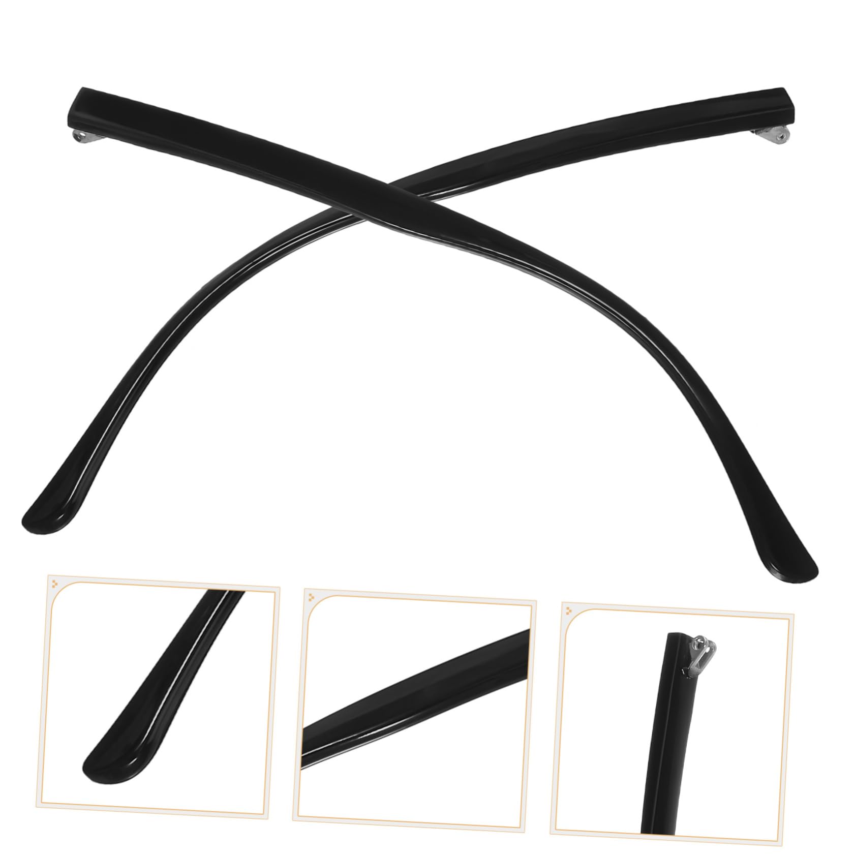 FRCOLOR Universal Glasses Replacement Arm - Metal Temple Replacement Parts for Eyeglasses | Durable & Adjustable Glasses Accessories for Men & Women | Perfect for Reading, Driving & Daily Use