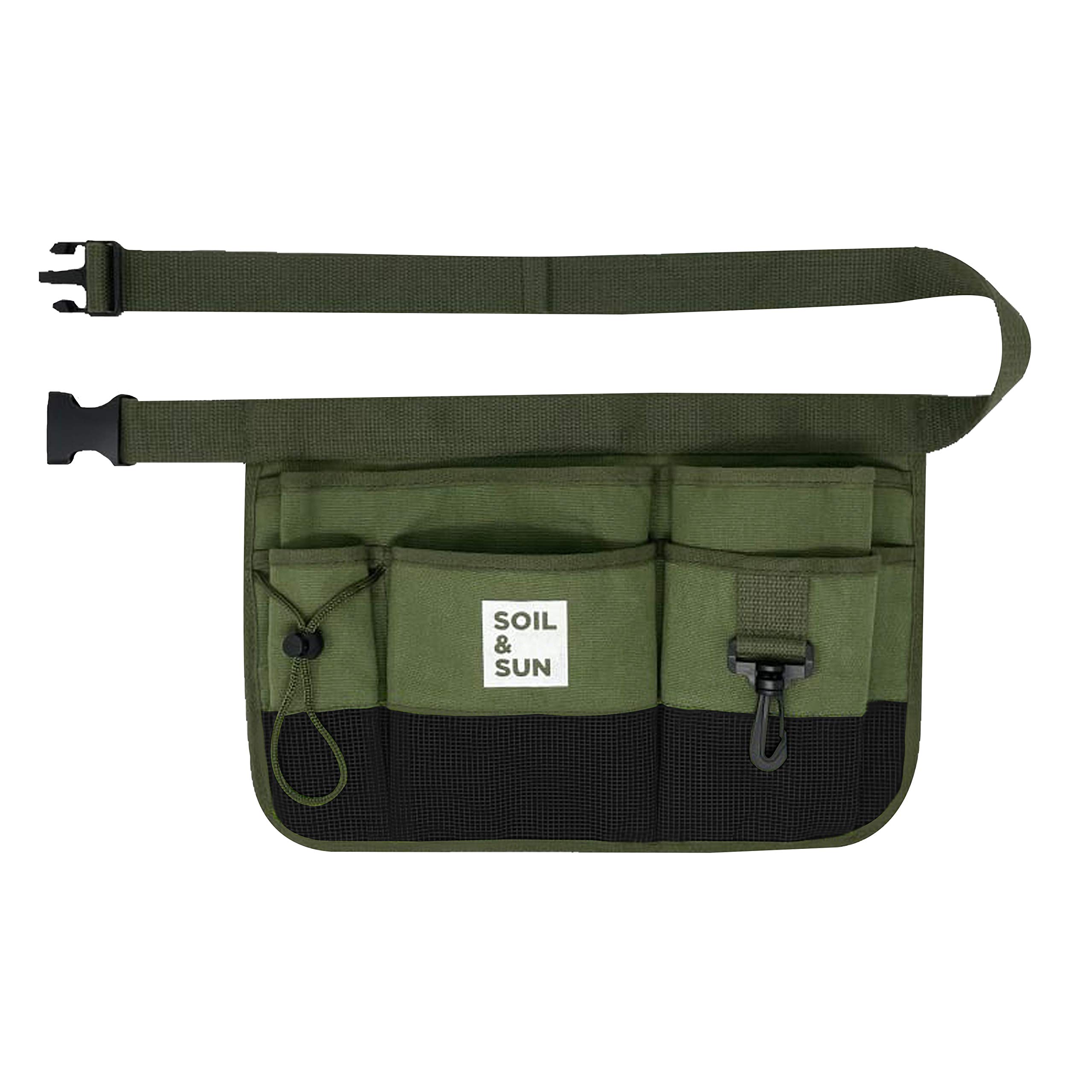 Women's Garden Tool Belt - Heavy Duty Canvas Waist Apron with Multiple Pockets for Gardening, Teaching & DIY Projects | Perfect for Outdoor Work, Classroom Use & Home Improvement Tasks