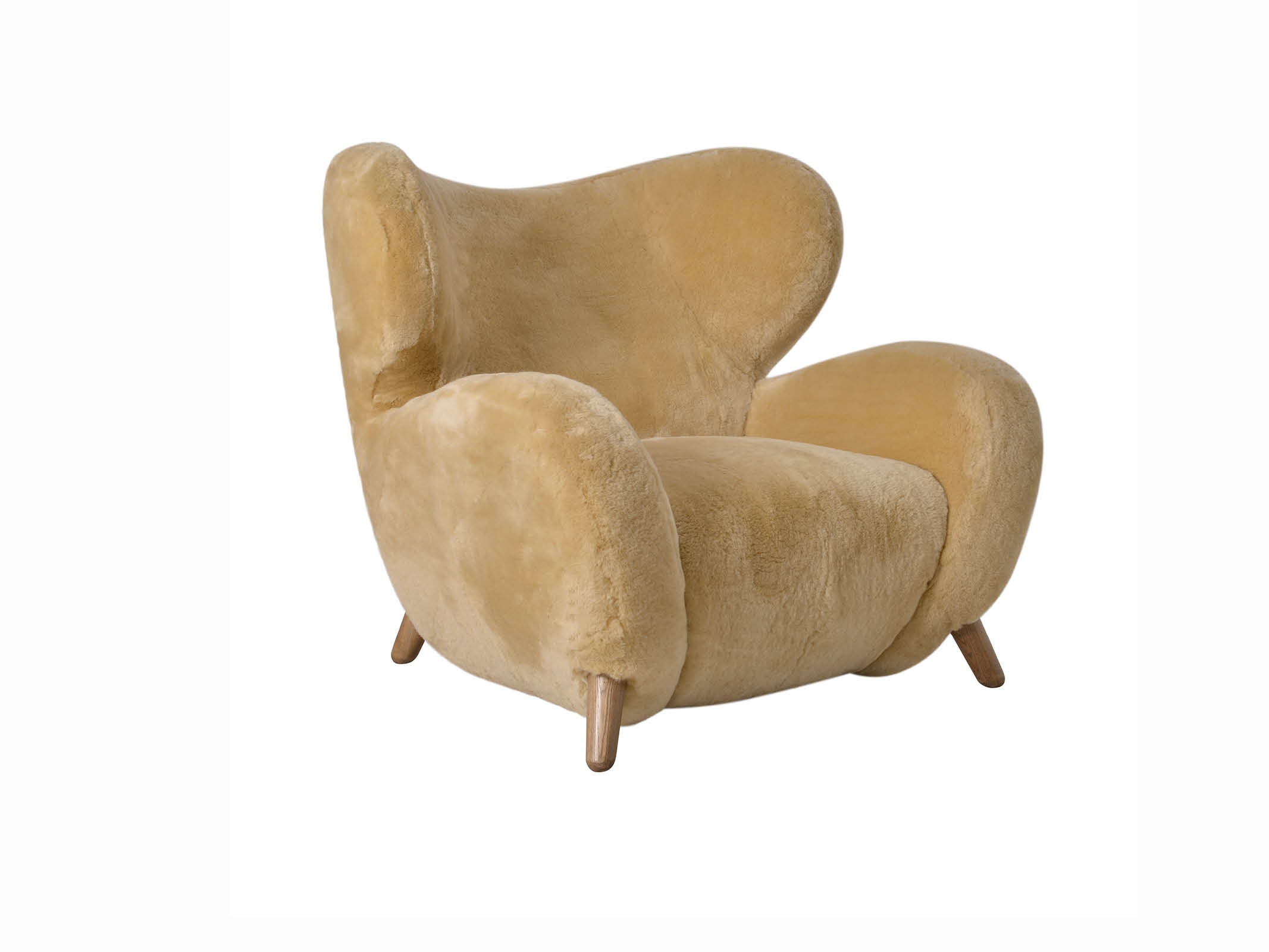 Manx Lounge Chair - Modern Comfortable Accent Chair for Living Room, Bedroom & Office - Perfect for Relaxing, Reading & Lounging