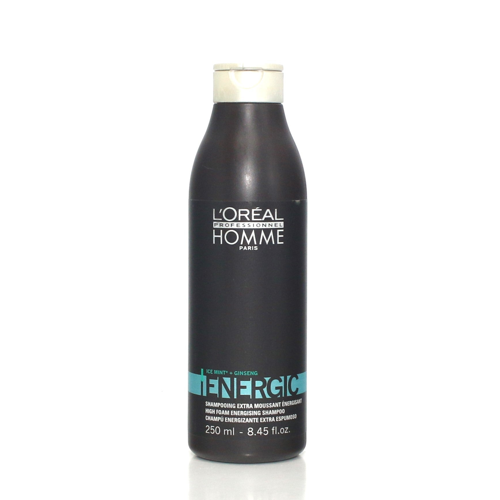 L'Oreal Paris Men Expert Iced Mint & Ginseng Energizing Shampoo for Men - 8.45 oz - Refreshing & Invigorating Scalp Care - Perfect for Daily Use & Post-Workout Shower
