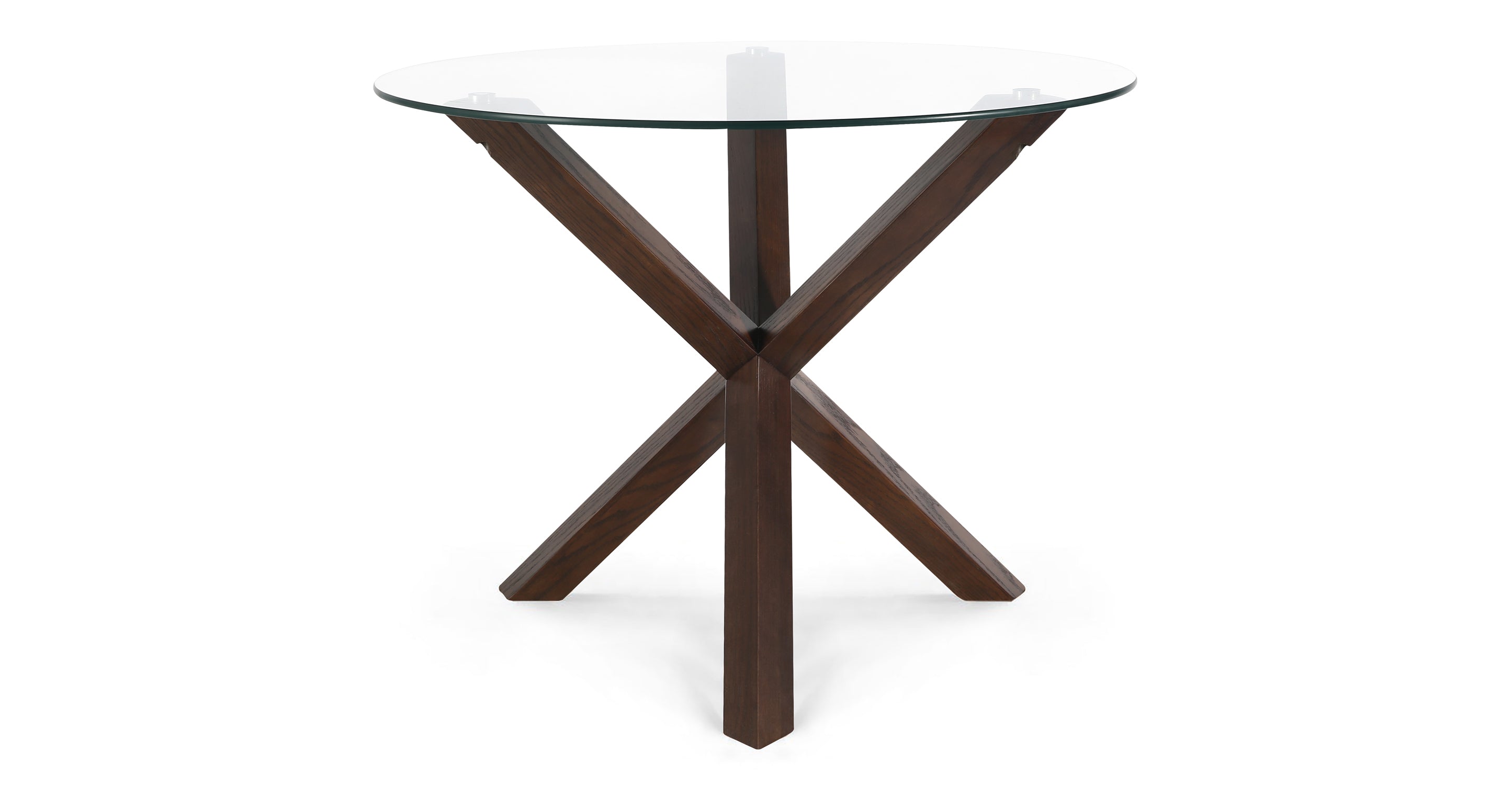 Kennedy 37.4 Inch Round Dining Table - Modern Wood Kitchen Table for Small Spaces - Perfect for Breakfast Nook, Apartment Dining, and Cozy Family Meals