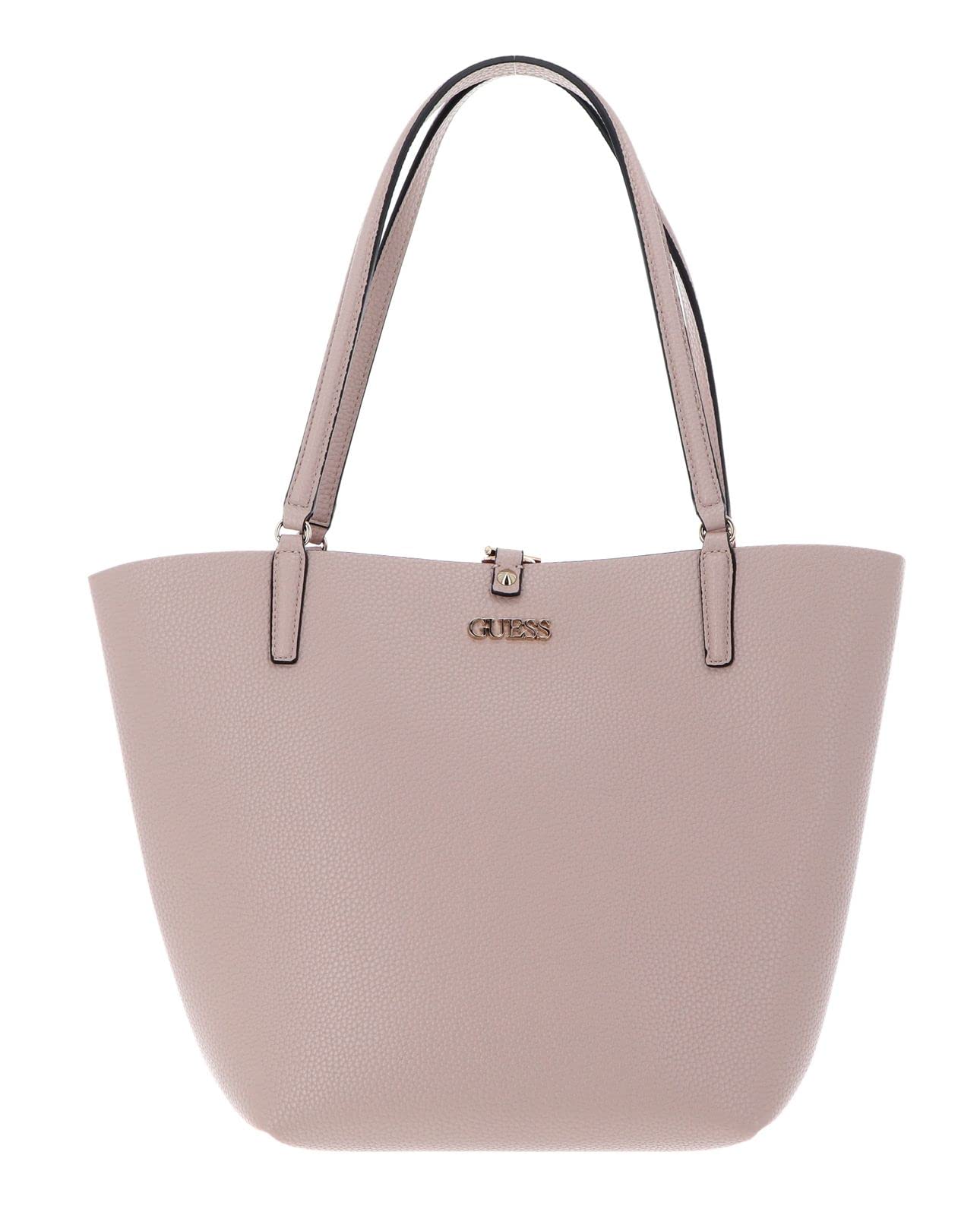 GUESS US Alby Toggle Tote Bag for Women - Stylish Leather Shoulder Handbag Purse for Work, Travel & Everyday Use