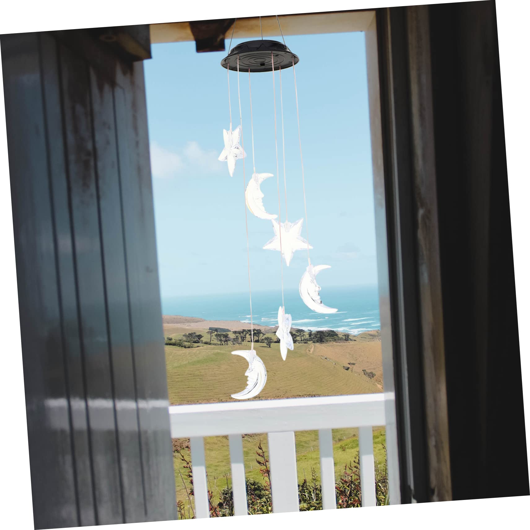Solar Wind Chime Light - Outdoor Garden Hanging LED Wind Bell with Solar Power for Patio, Yard, and Porch Decoration | Weather-Resistant & Energy-Efficient