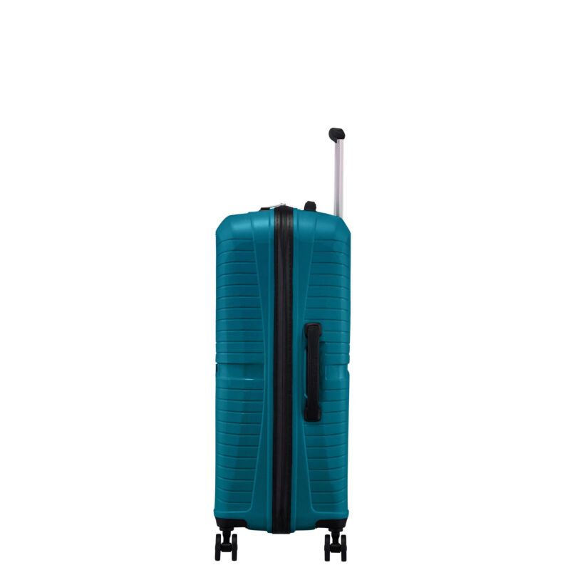 American Tourister Airconic 3-Piece Luggage Set - Durable Spinner Suitcases with 360° Wheels, Ocean Blue - Perfect for Travel, Business Trips & Family Vacations