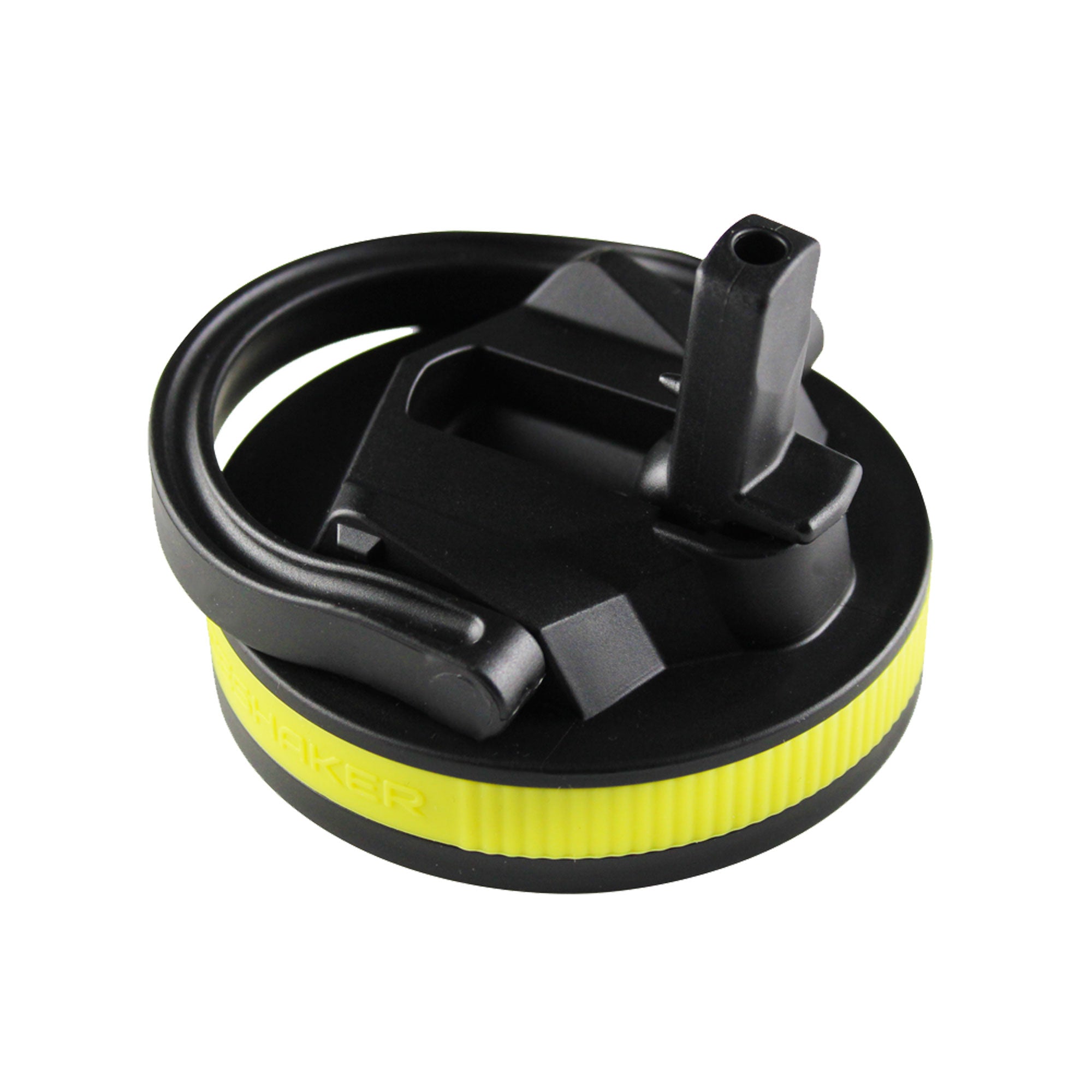26oz Insulated Water Bottle with Sport Lid & Internal Straw - Black Lid with Yellow Band - Perfect for Gym, Hiking & Outdoor Activities