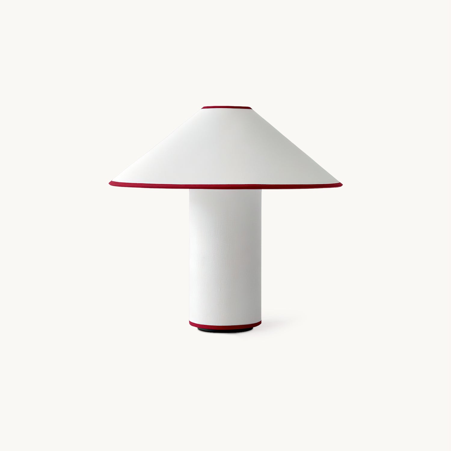 Colette Fabric Table Lamp - Elegant Bedside & Living Room Lighting for Home Decor | Soft Glow Nightstand Lamp for Bedroom, Office, or Study