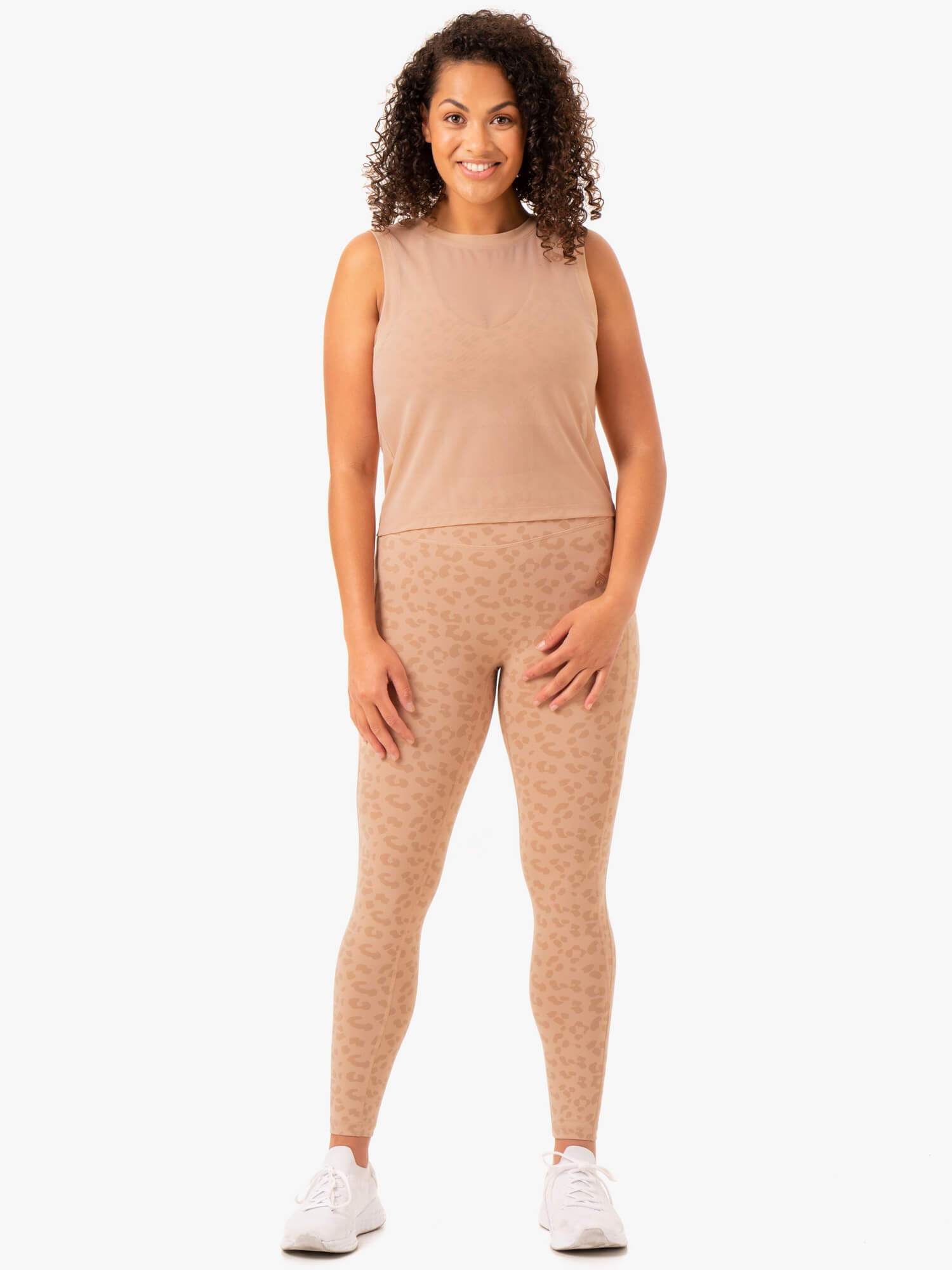 Ultra Mesh Tank Top for Women - Breathable & Comfortable Tan Camisole | Perfect for Yoga, Gym, Summer Outfits & Casual Wear