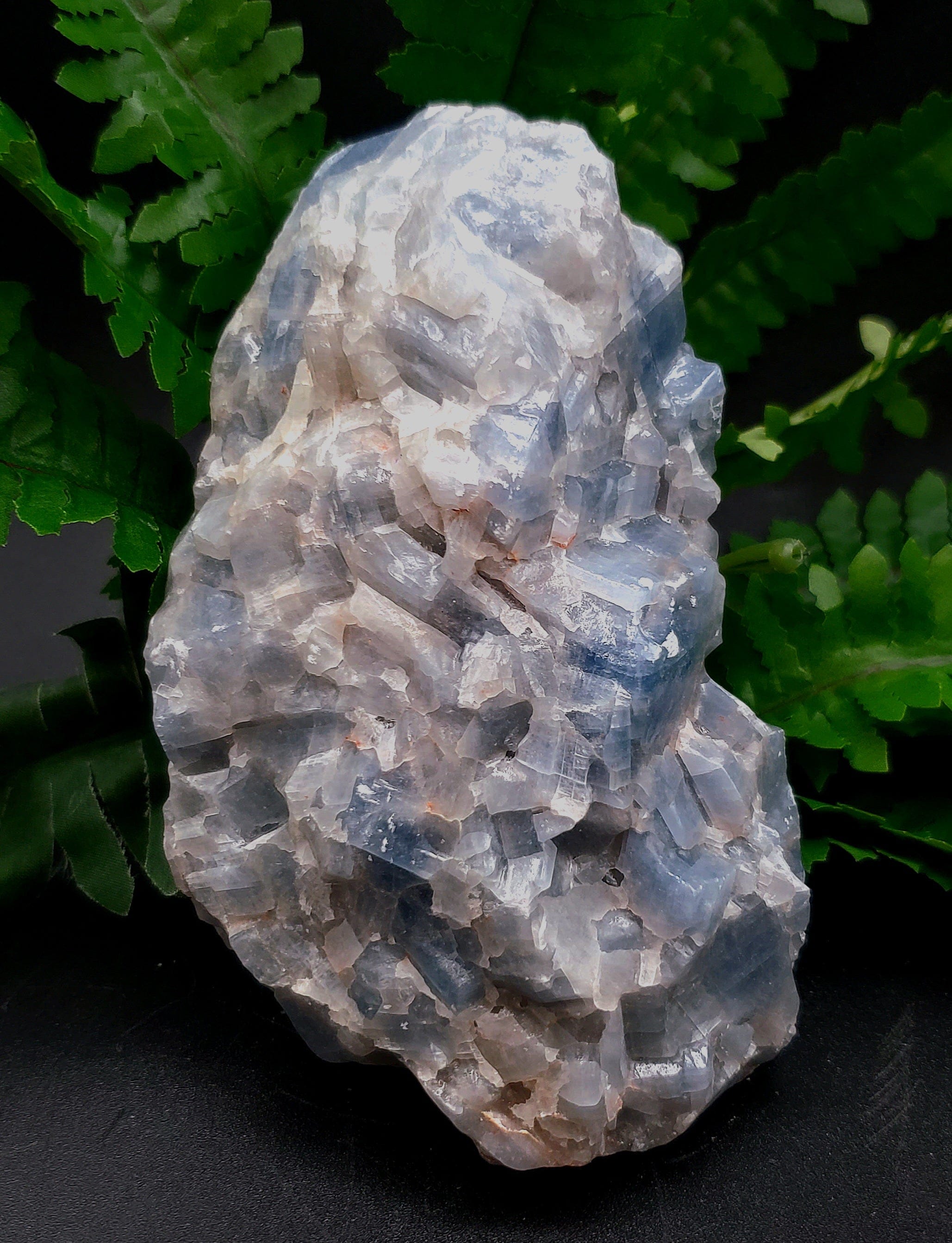 Blue Calcite Crystal - Natural Healing Stone for Meditation, Stress Relief & Positive Energy | Perfect for Home Decor, Yoga & Spiritual Practices