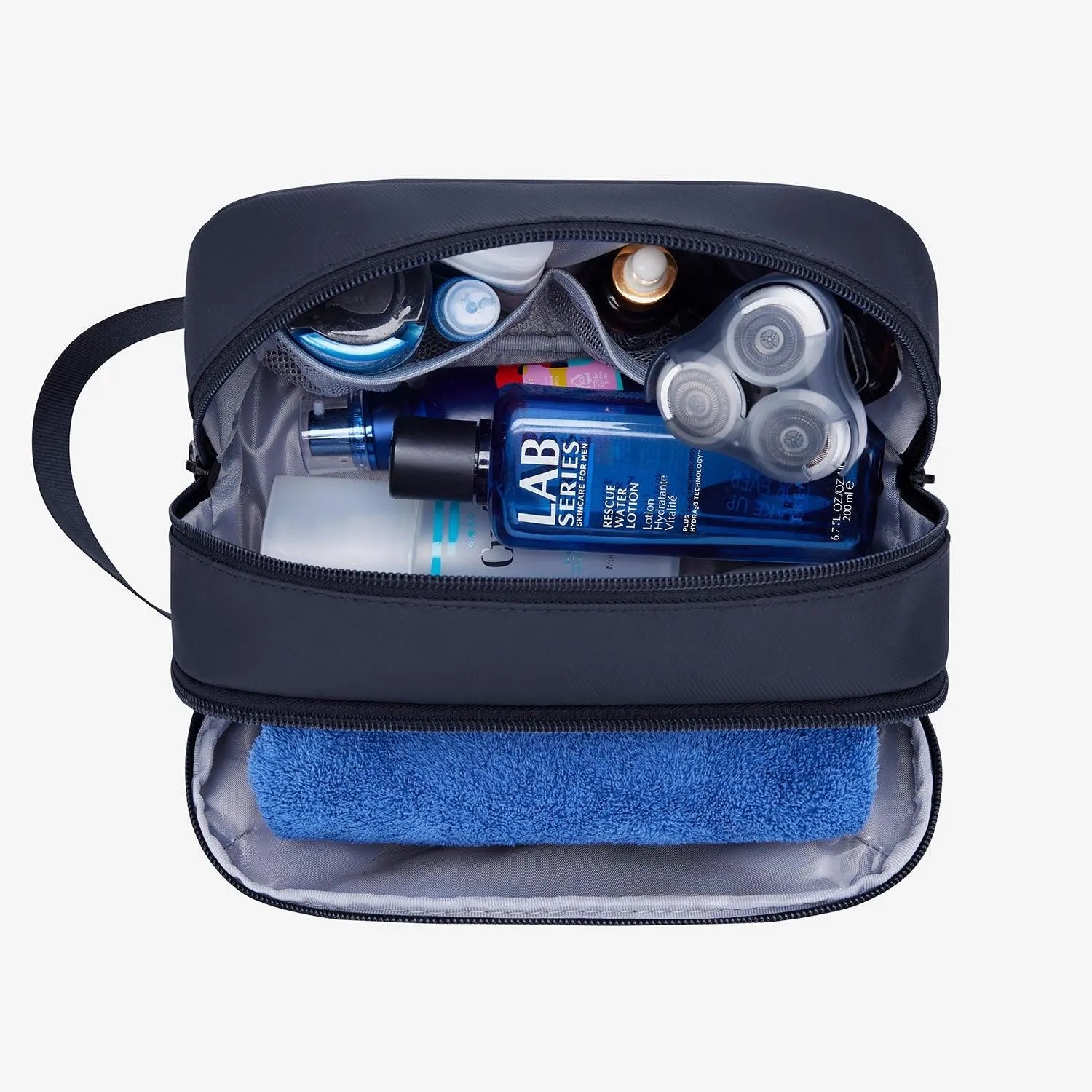 Waterproof Dopp Kit for Men & Women - Travel Toiletry Bag for Gym, Camping & Airplane Carry On - Durable & Spacious Cosmetic Organizer