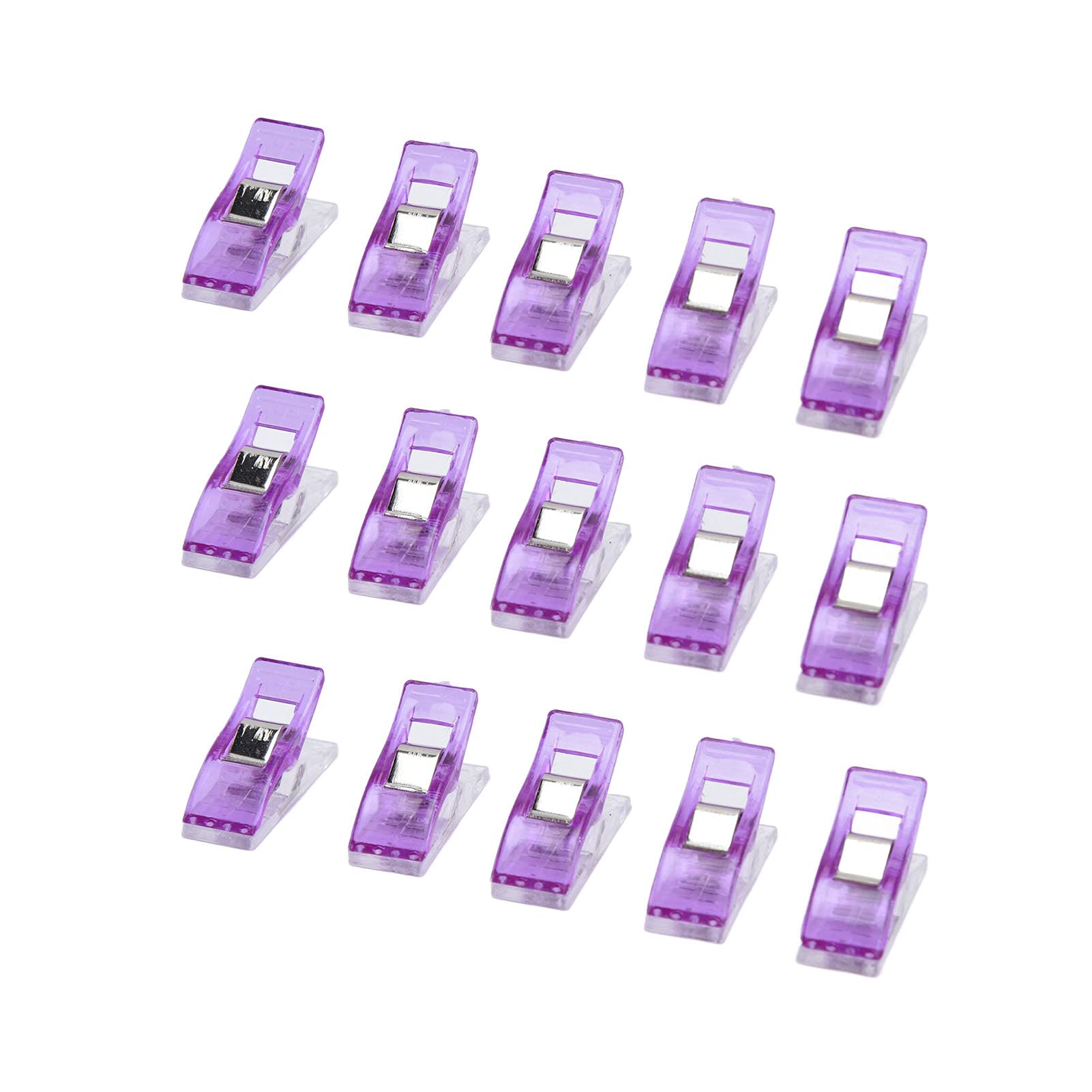 Colorful Cartoon Sewing Clips for Quilting & Photo Albums - Purple