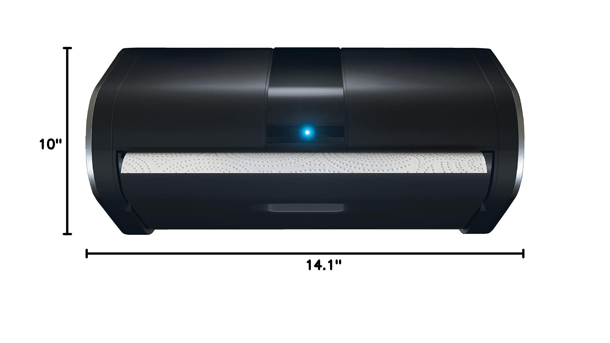 Innovia Automatic Paper Towel Dispenser - Touchless Sensor Technology, Compatible with Most Paper Towel Brands & Sizes, Adjustable Sheet Dispensing, Black Under Cabinet Mount - Ideal for Restaurants, Offices, Kitchens & Public Restrooms
