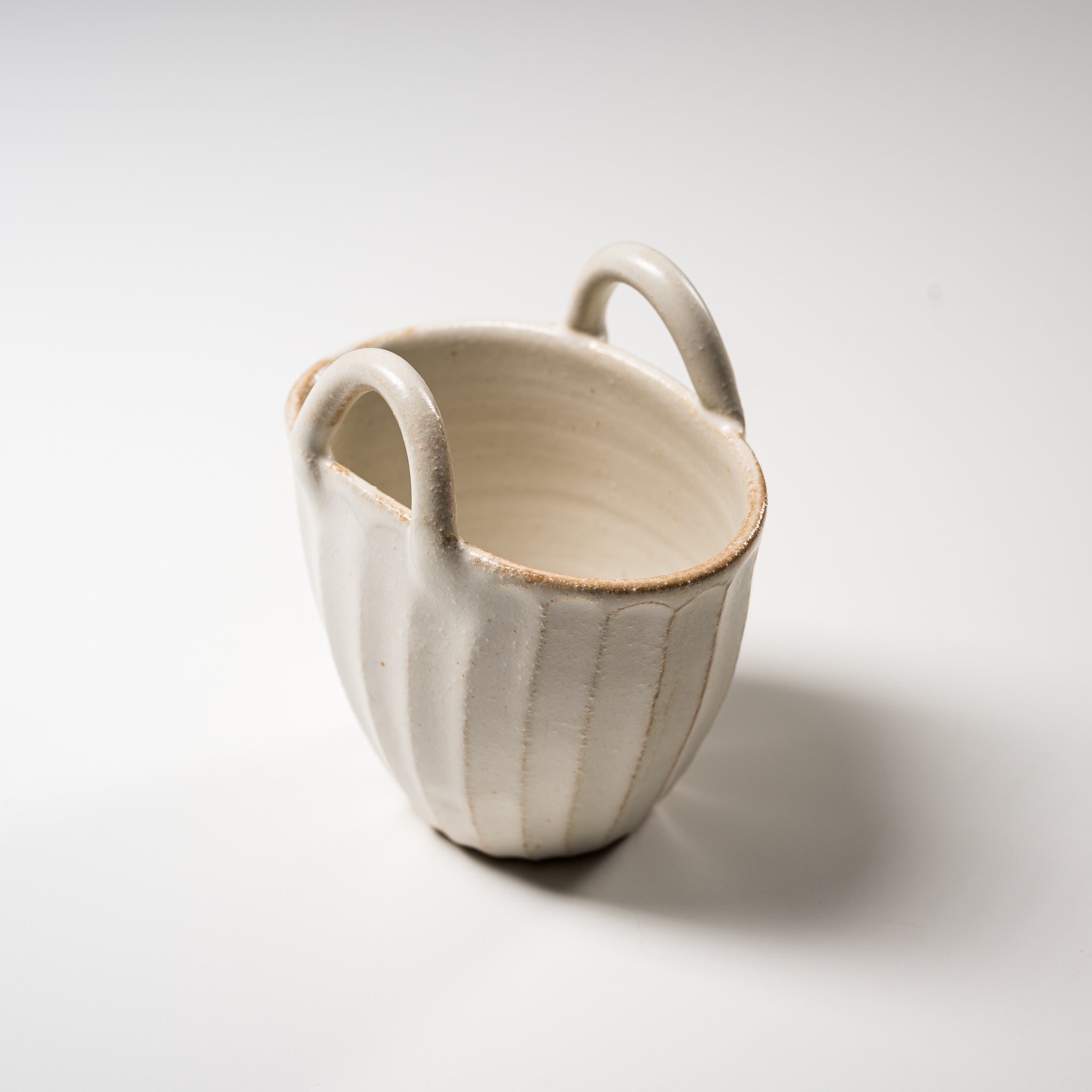 Wakasama Kiln Basket Vase - Handcrafted Japanese Ceramic Pot for Home Decor | Perfect for Floral Arrangements, Centerpieces & Zen Interior Design