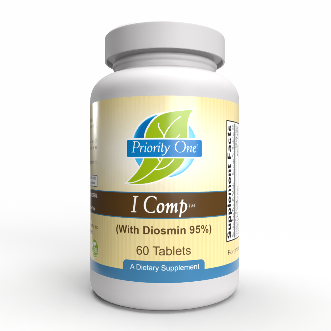 I Comp™ Diosmin Supplement (60 Tablets) - Supports Eye Health & Cellular Tissue Function* | Vision Support & Antioxidant Protection for Daily Wellness