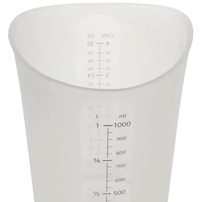 ISI Flex It 4 Cup Measuring Cup - Flexible Silicone Kitchen Measuring Cup for Baking, Cooking & Liquid Ingredients - Perfect for Home Chefs & Professional Bakers