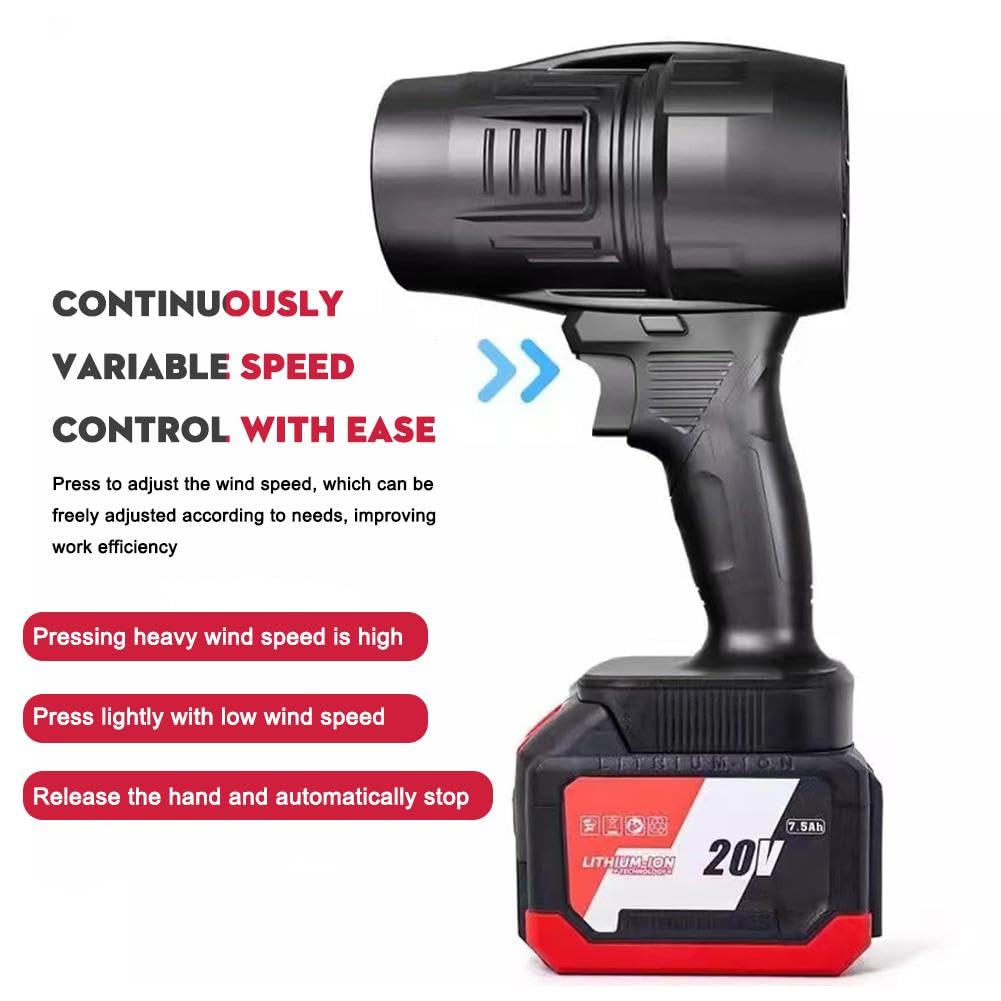 Cordless Electric Air Duster - 150,000 RPM High-Powered Handheld Blower for Car Washing, Keyboard Cleaning, BBQ & Outdoor Dust Removal | Perfect for Car Detailing, Electronics Maintenance & Home Cleaning