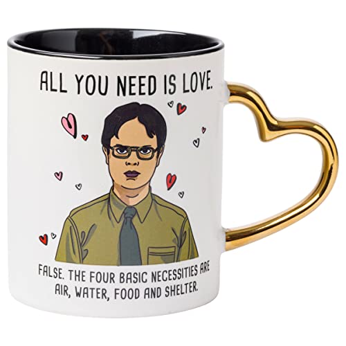 Dwight Metallic Handled Mug