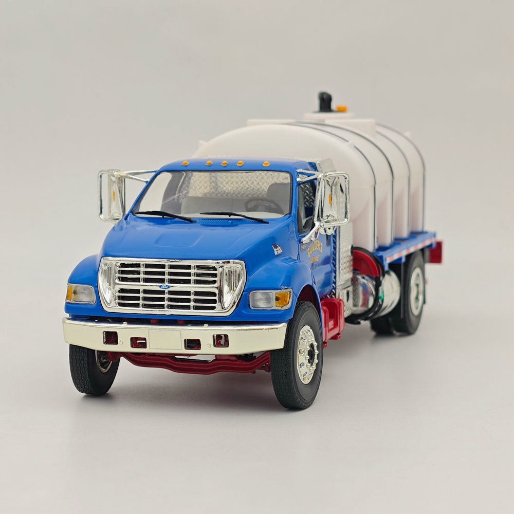 1/34 Scale First Gear Ford F-650 Water Tank Truck Diecast Model - Blue #4155 - Collectible Replica for Display & Enthusiasts - Perfect for Truck Collections, Dioramas & Gifts