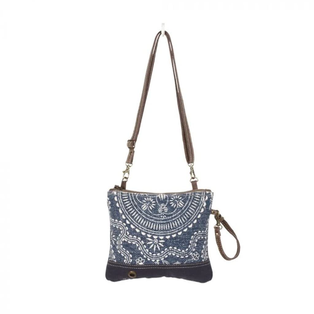 Stylish Unisex Myra Small Crossbody Bag in Sapphire Blue - Perfect for Everyday Use, Travel & Casual Outings