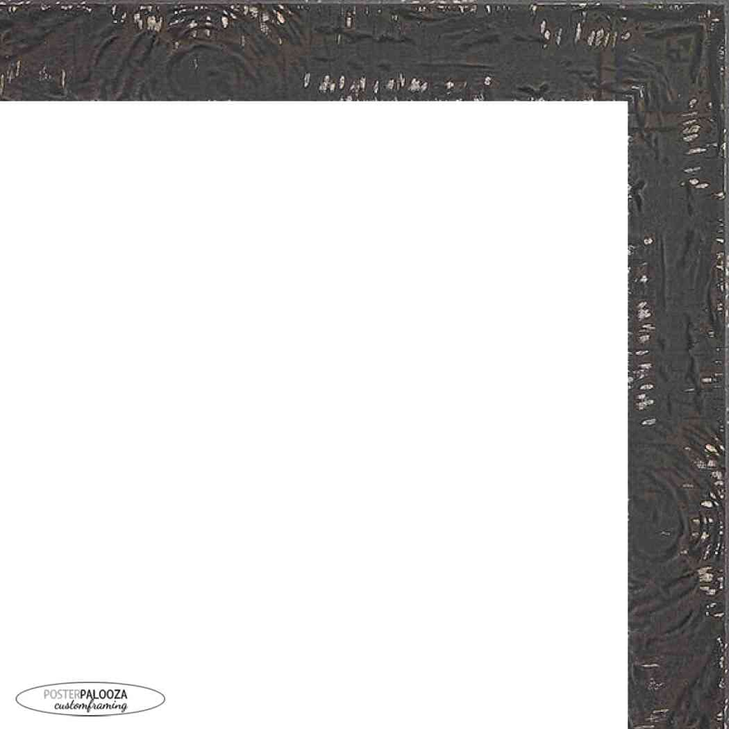 28x34 Rustic Black Farmhouse Picture Frame - Solid Wood Photo Frame with UV Acrylic, Foam Backing & Hanging Hardware - Perfect for Wall Decor, Gallery Displays & Home Office Decorations