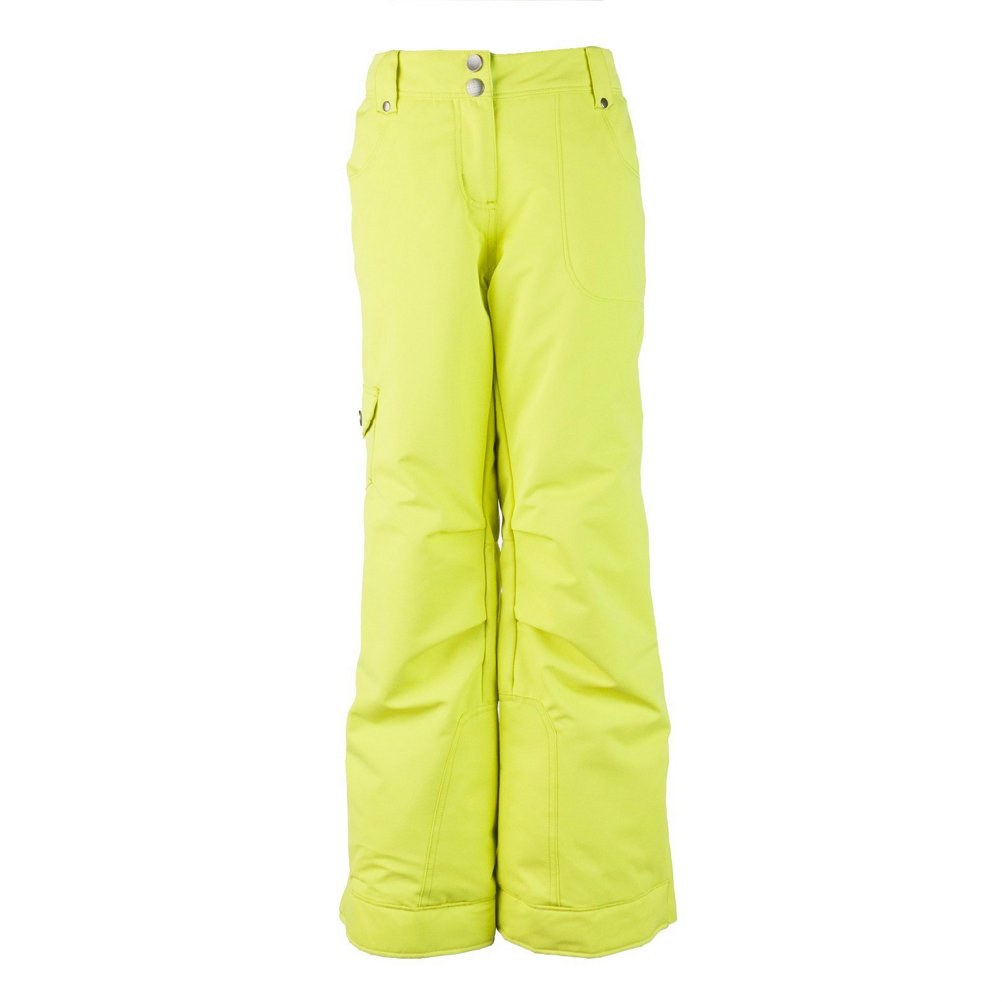 Obermeyer Leilani Pant for Toddler, Little Kids & Big Kids - Limelight XL (Size 18 Big Kids) | Waterproof Snow Pants for Winter Play, Skiing & Outdoor Activities