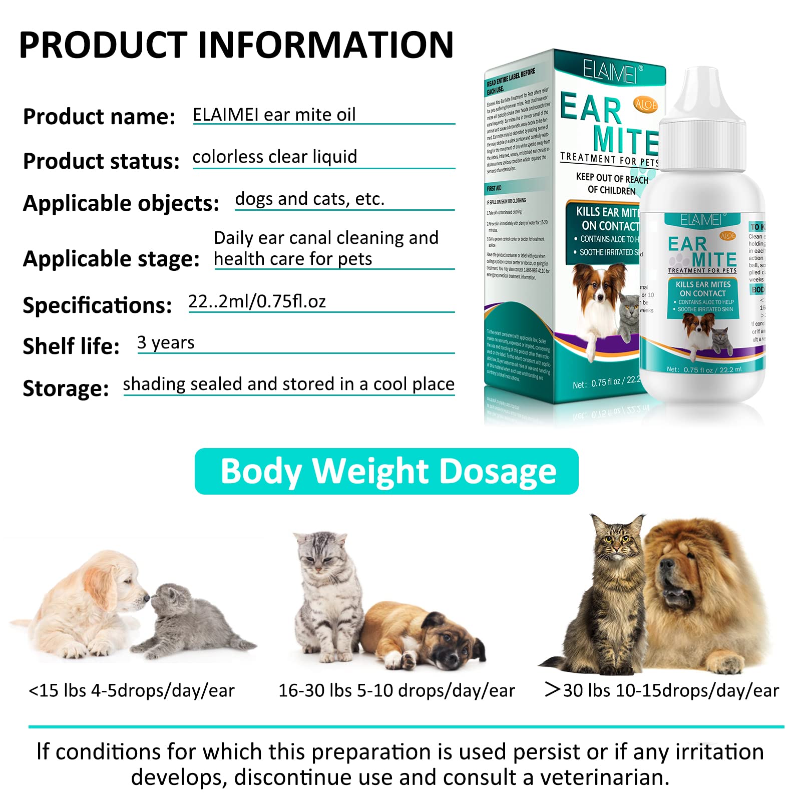 Natural Dog Ear Cleaner Solution for Ear Infections & Mites - Safe Ear Cleaning Treatment for Dogs & Cats - Soothes Itchy Ears & Promotes Healthy Ear Canals - Perfect for Regular Pet Grooming & After Bath Care