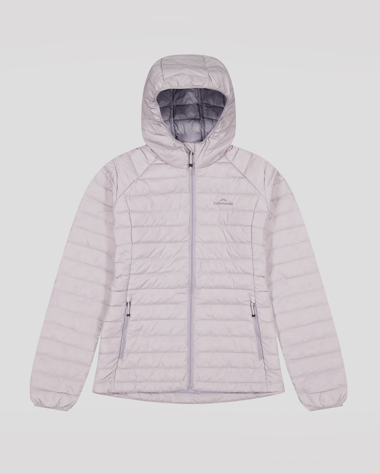 Women's Heli Down Hooded Jacket v3 - Lightweight Warm Winter Coat for Outdoor Activities | Dove Grey Waterproof Puffer Jacket for Hiking, Skiing & Travel