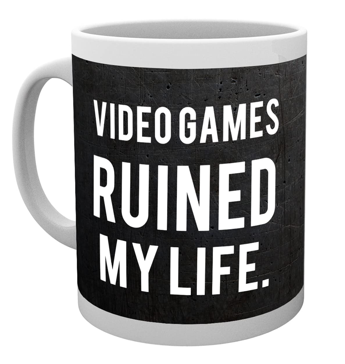GB Eye Gaming 'Ruined My Life' Funny Novelty Coffee Mug - Perfect Gift for Gamers & Office Humor - Great for Coffee, Tea & Work Breaks