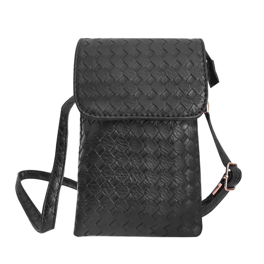 Stylish Multi-Pocket Crossbody Phone Purse for Women - Compact Wallet Shoulder Bag with Card Slots | Compatible with iPhone 15/14/13/12, Samsung Galaxy S24/S23/S21/S20 & Google Pixel 8/7/6 | Perfect for Travel, Shopping & Everyday Use