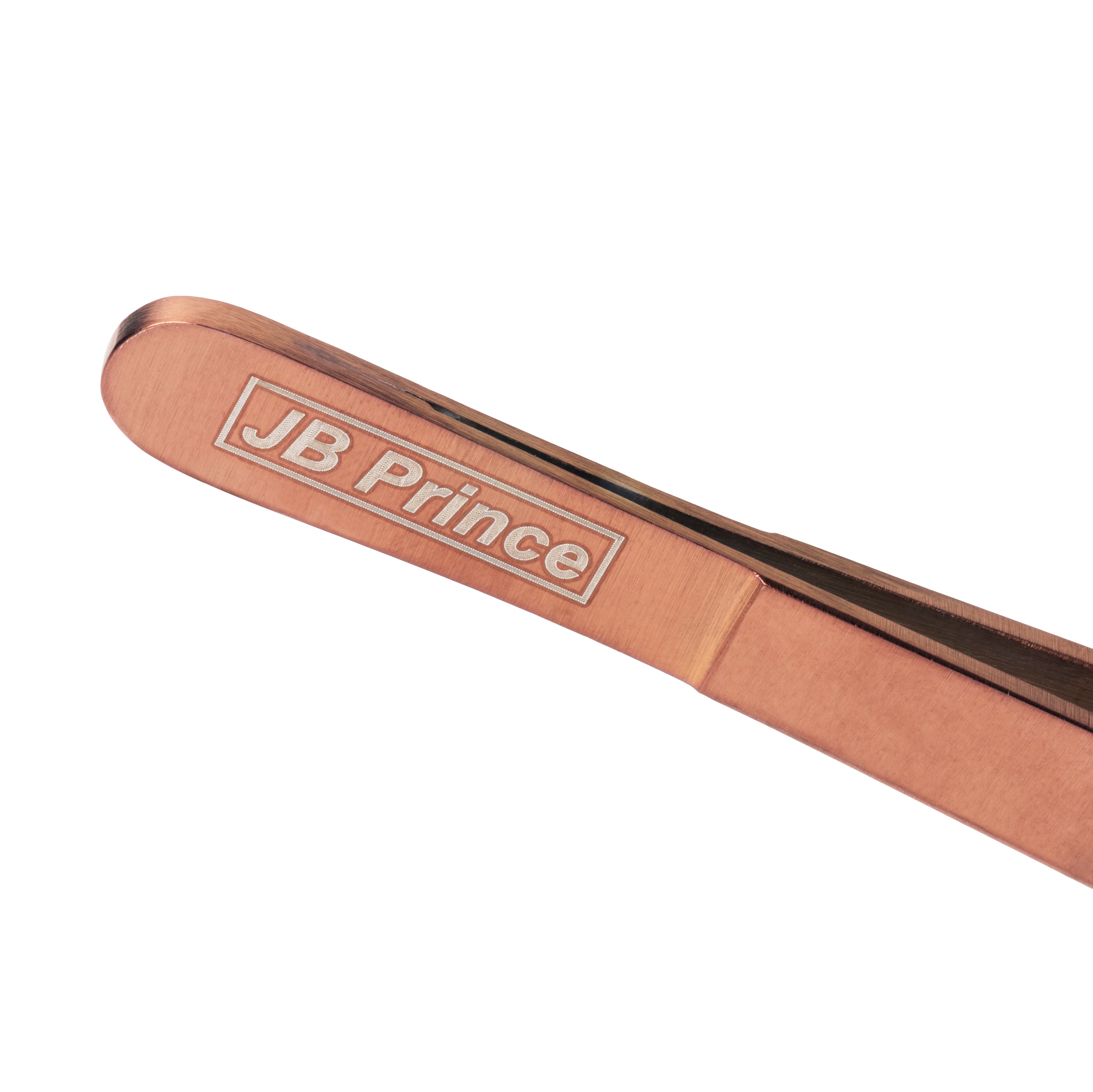 JB Prince Offset Fine Tip Tweezer 7.8 Inches - Professional Stainless Steel Tweezers for Precision Work, Jewelry Making, Electronics Repair & Crafting