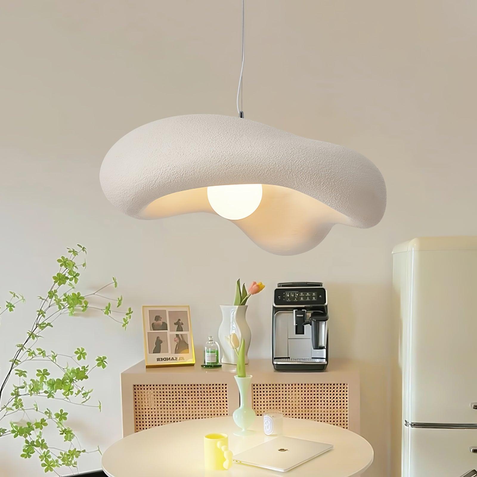 Eterna Wabi Sabi Pendant Light - Handmade Japanese Minimalist Hanging Lamp for Living Room, Bedroom & Dining Room Decor