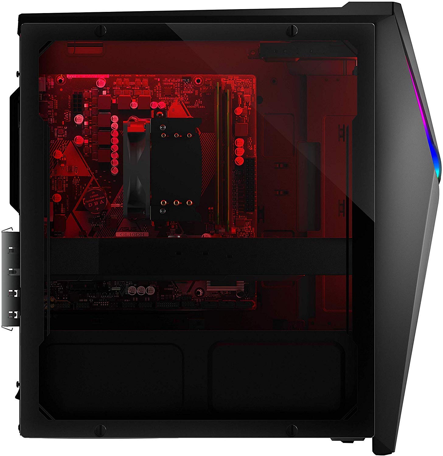 Refurbished ASUS ROG Strix GL10DH Gaming Desktop PC - AMD Ryzen 7 3700X 8-Core, 16GB RAM, 512GB SSD + 1TB HDD, NVIDIA RTX 2070 Super, WiFi, Windows 10 Home (Renewed) - Perfect for 4K Gaming, Streaming & Content Creation