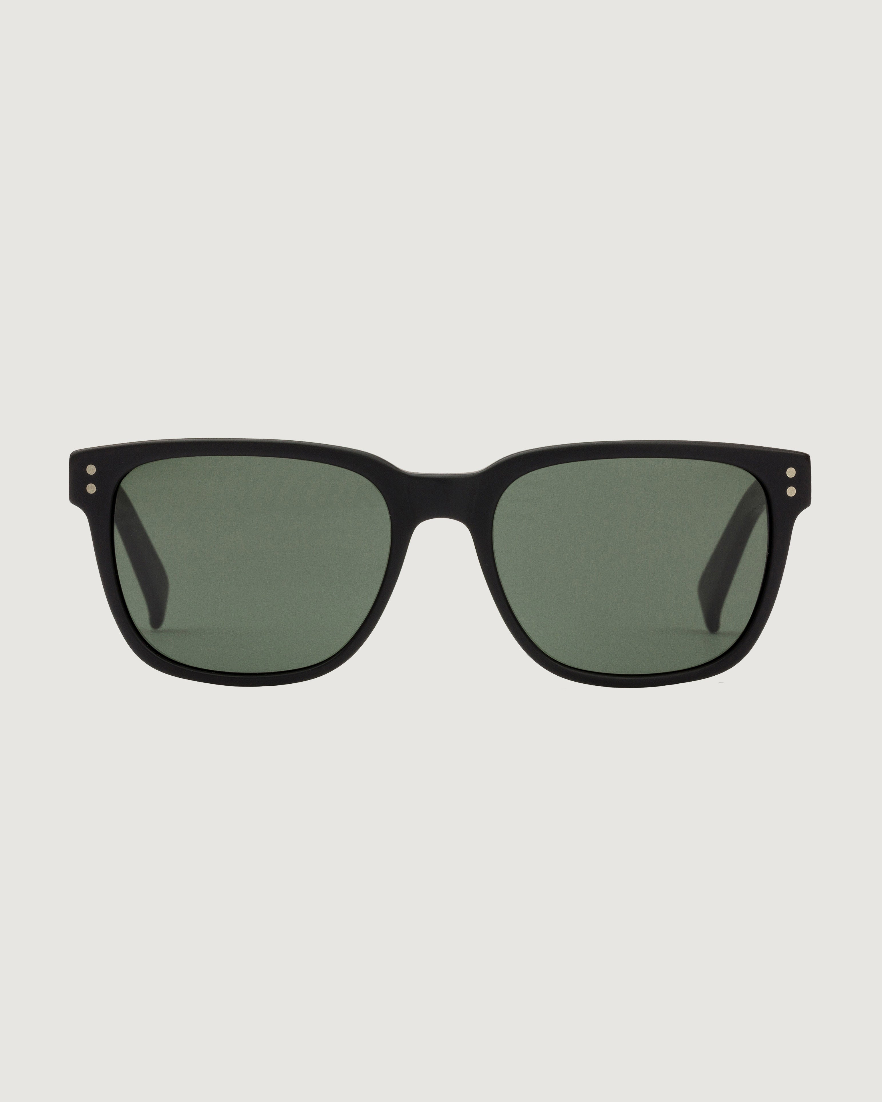 OTIS Test of Time X Sunglasses - Eco Matte Black/Grey Polarized Lenses - UV Protection - Retro Style for Men & Women - Perfect for Driving, Beach & Outdoor Activities