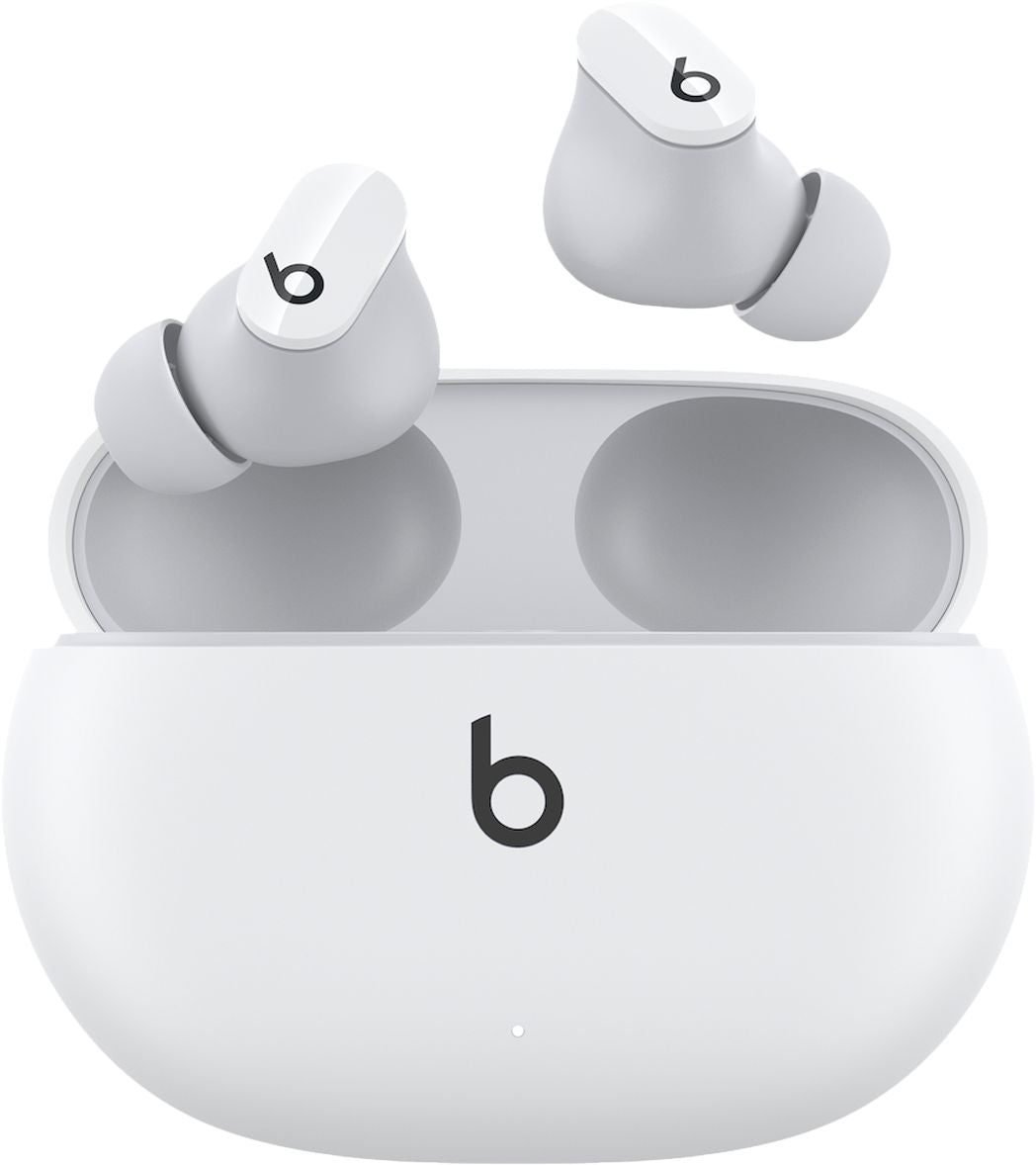 Beats Studio Buds True Wireless Noise Cancelling Bluetooth Earbuds - White (MJ4X3LL) | Wireless Earbuds for Workout, Running & Travel