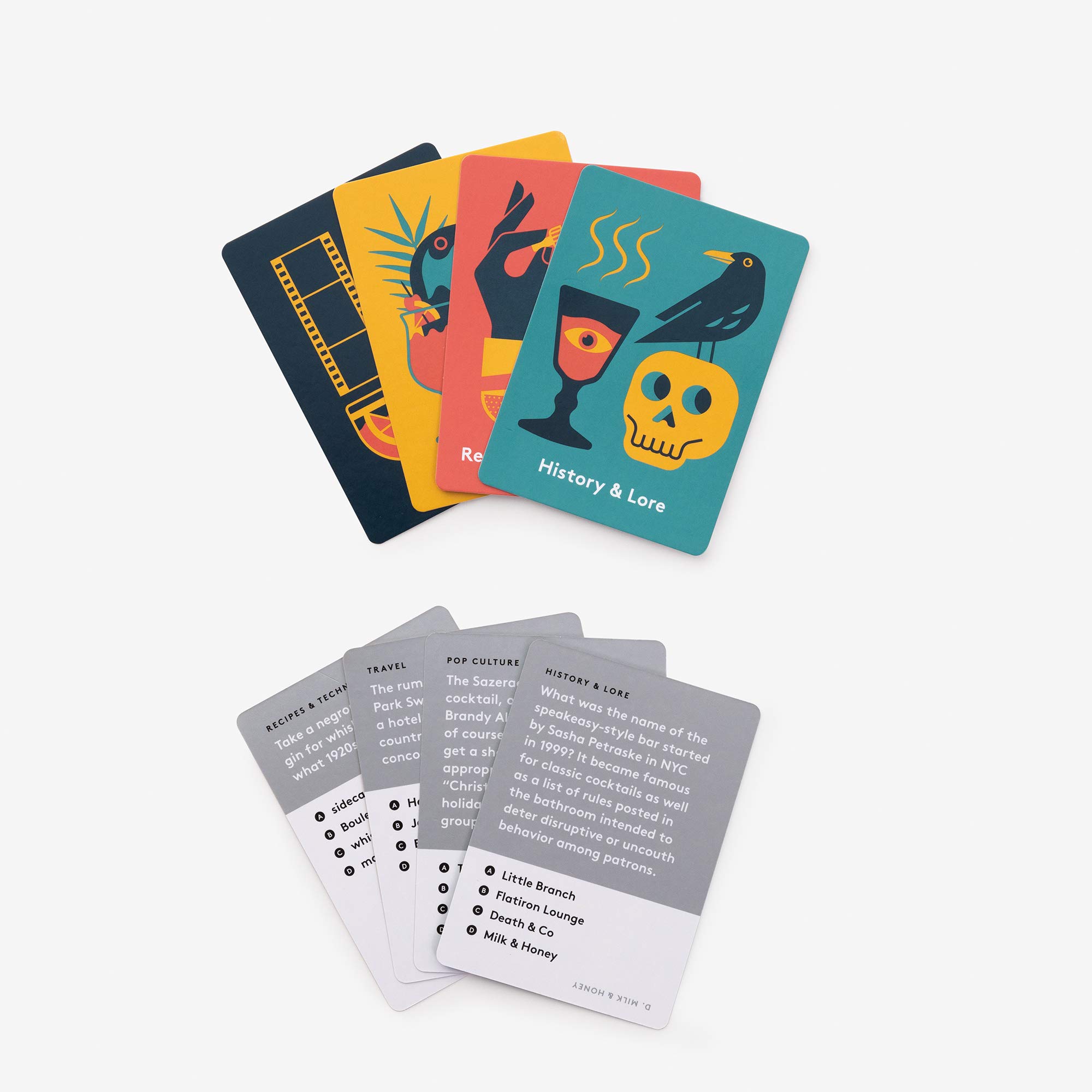 Clarkson Potter Another Round: 200 Cocktail Trivia Questions for Drink Enthusiasts - Fun Card Game for Parties, Bars & Game Nights
