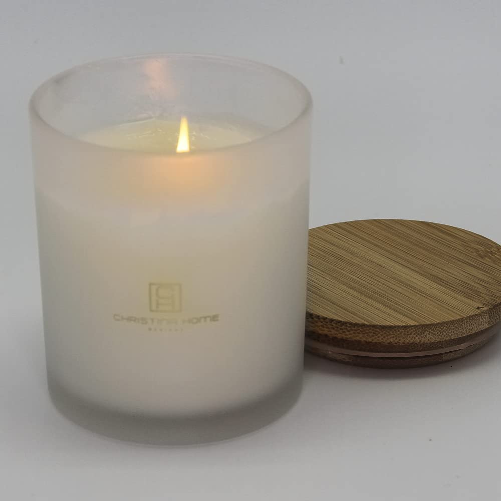 Natural Essential Oil Scented Soy Candles - Fraser Fir Holiday Aroma for Home Relaxation & Cozy Christmas Memories | Perfect for Living Room, Bedroom & Gift Giving