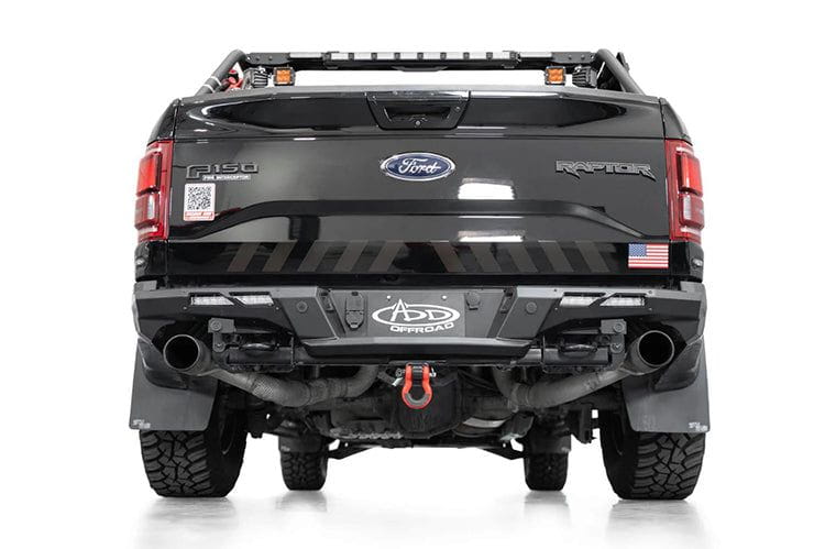 Ford F150 Raptor 2017-2020 Phantom Rear Bumper - Heavy Duty Replacement Bumper for Off-Road & Truck Enthusiasts - Perfect for Trail Riding & Custom Builds