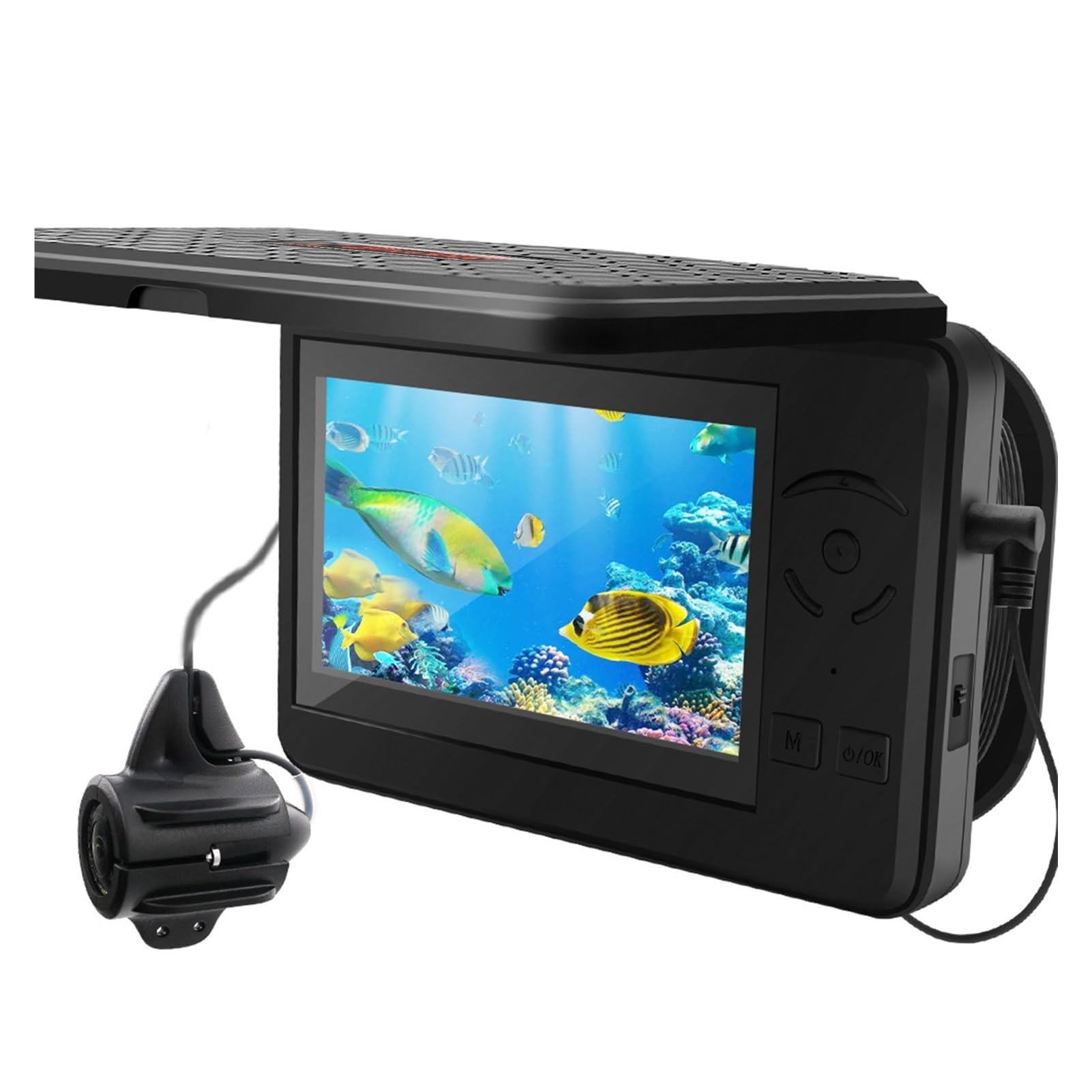 **4.3 Inch LCD Underwater Fishing Camera with DVR - Waterproof Fish Finder for Ice, Lake, Sea & Boat Fishing - Perfect for Kayak, Ice Fishing & Deep Sea Angling**