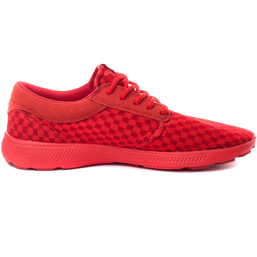 Supra Hammer Run Unisex Low-Top Sneakers - Red Athletic Shoes for Men & Women - Size 9 UK (44 EU) - Casual Streetwear, Skateboarding & Everyday Comfort