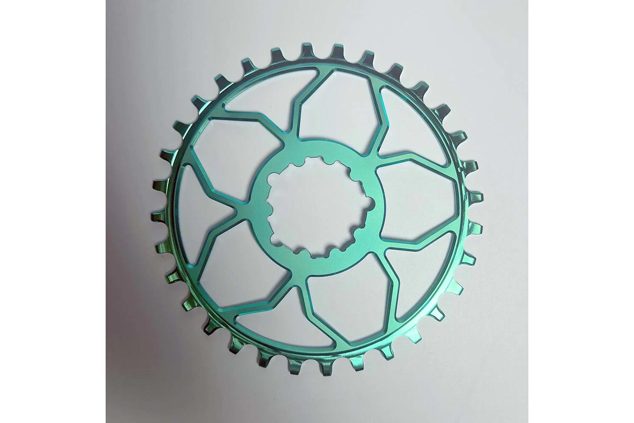 5DEV Titanium Direct Mount Chainring - Lightweight & Durable Bike Chainring for MTB & Road Bikes | Perfect for Off-Road Cycling & High-Performance Riding