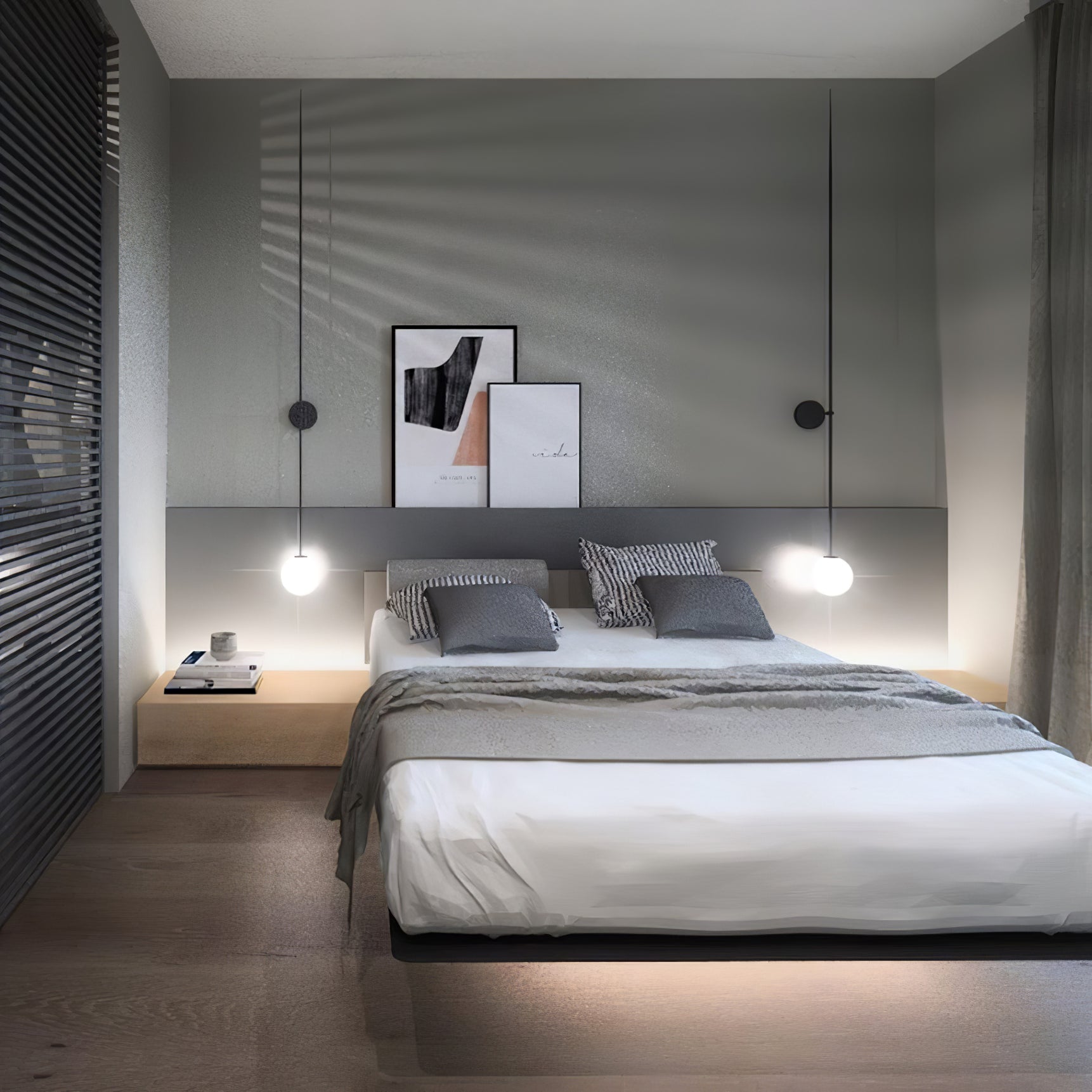 Modern LED Mobile Wall Lamp - Adjustable Night Light for Bedroom, Nursery, Hallway - USB Rechargeable & Touch Control - Perfect for Reading, Decor, and Nighttime Safety