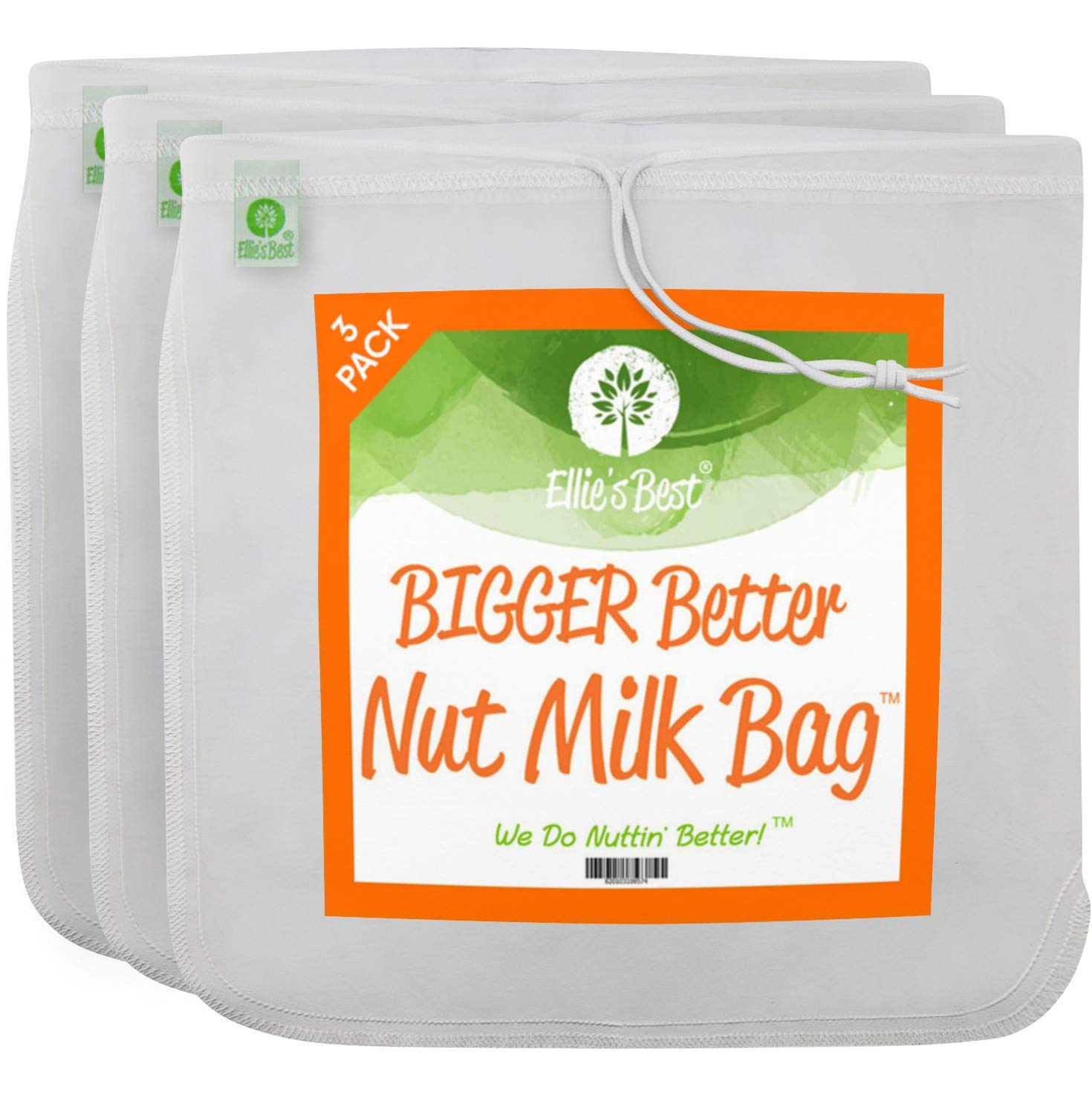 Premium Nut Milk Bag Set of 3 - 12