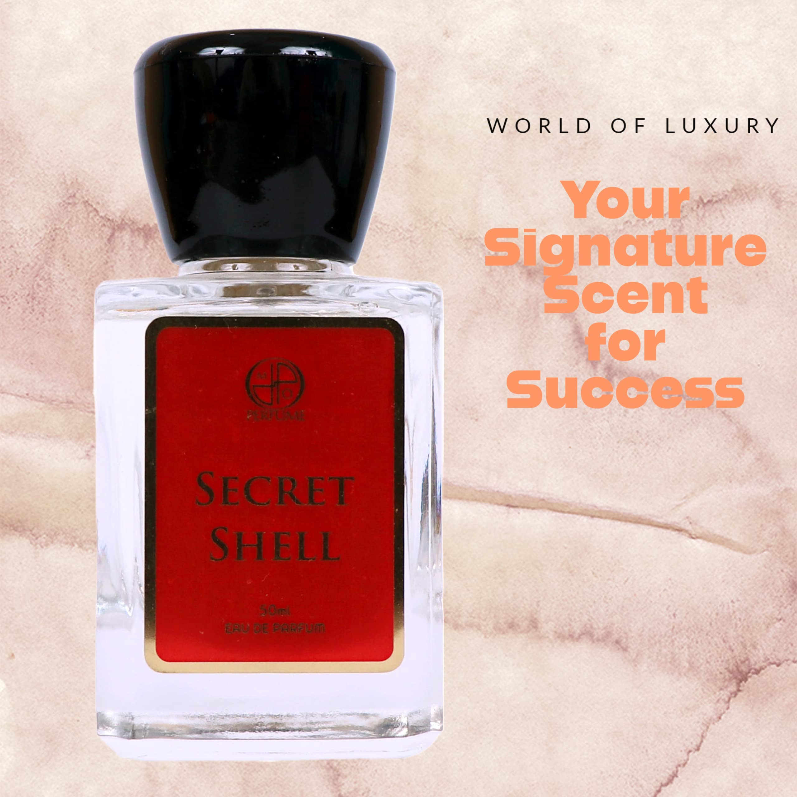 Secret Shell Perfume for Women - Floral & Spicy Premium Long Lasting EDP Fragrance (50ml) | Elegant Scent for Date Nights, Office Wear & Special Occasions