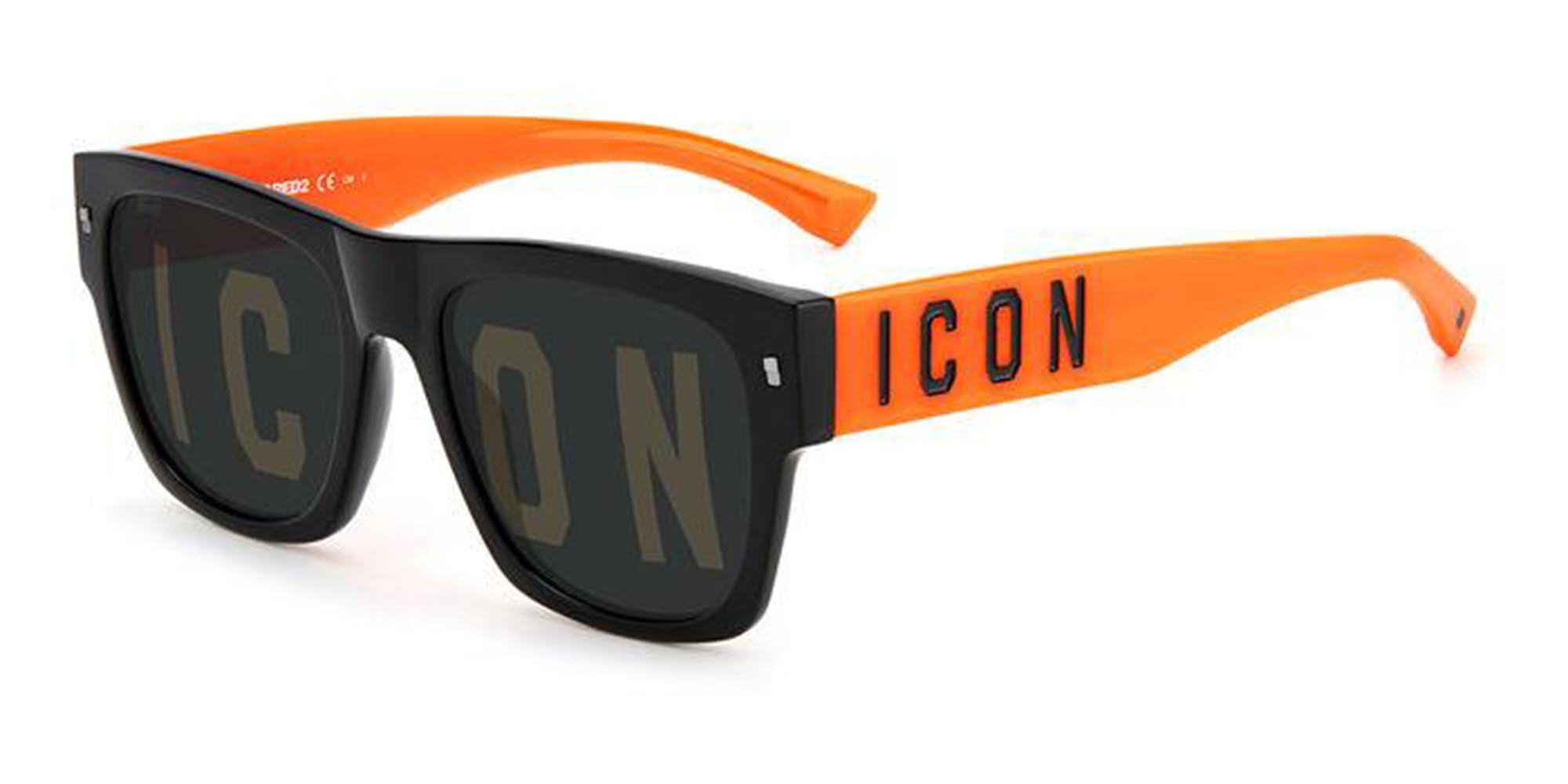 DSQUARED2 Icon 0004/S Sunglasses - Polarized UV Protection Aviator Sunglasses for Men & Women - Perfect for Driving, Beach & Outdoor Activities