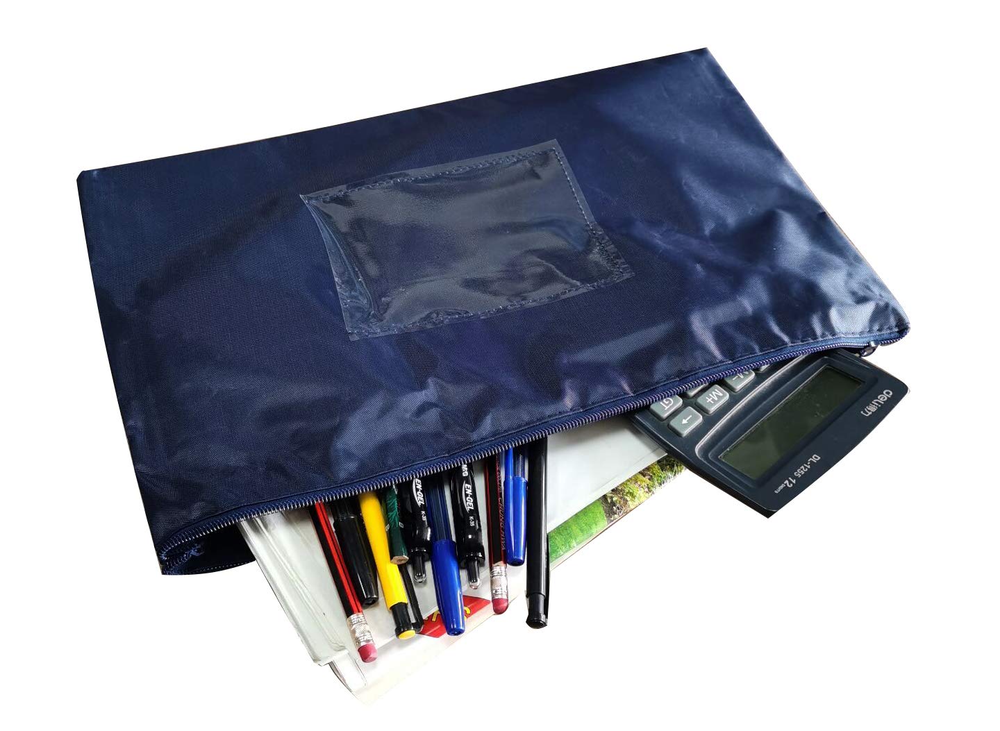 12Pcs A4 Zipper File Bags - Waterproof Document Organizer for Office, School & Travel - Premium Quality Business File Storage Bags with Secure Zipper Closure - Perfect for Organizing Papers, Receipts & Important Documents