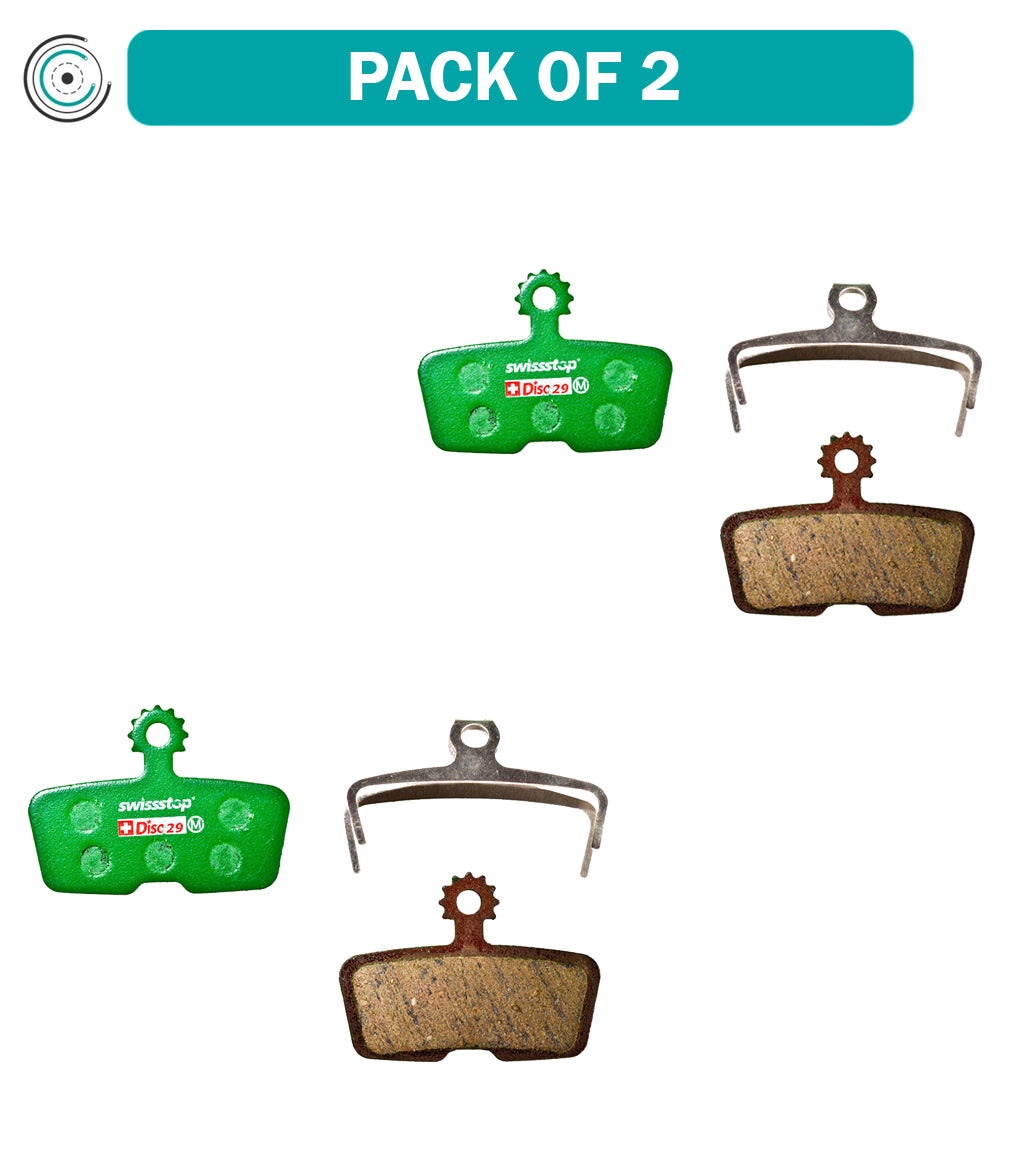 2 Pack SwissStop Disc C Disc Brake Pad Set for SRAM Code R & Code RSC - Compatible with 29