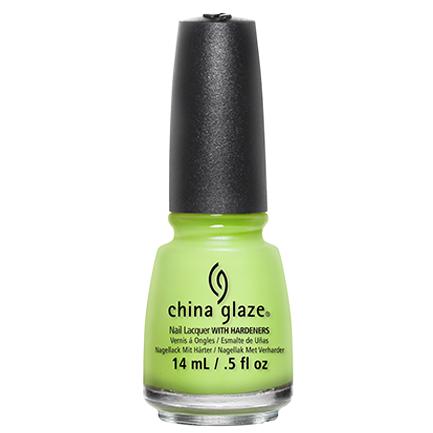 China Glaze Nail Polish - Grass Is Lime Greener #81766 (0.5 oz) - Long Lasting, Vegan & Cruelty Free - Perfect for Summer Nails & Pedicures