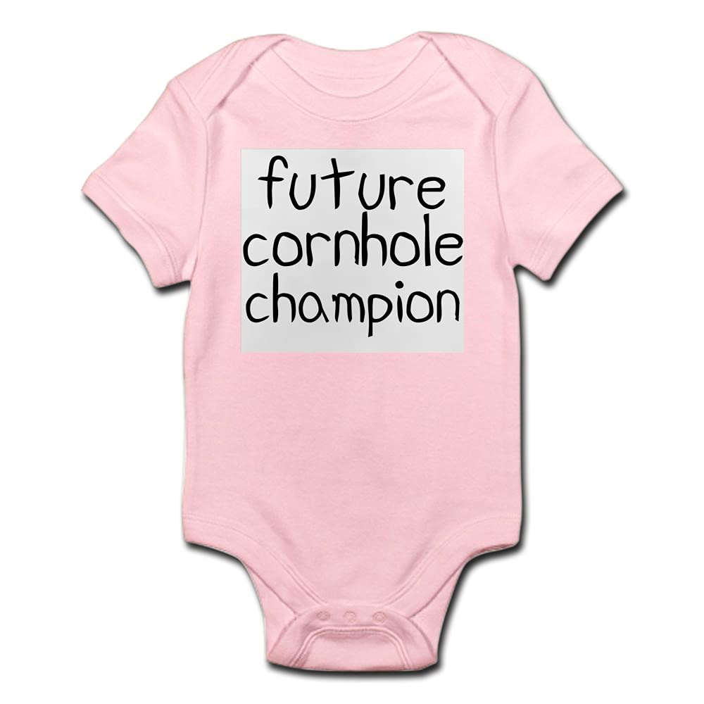 Future Cornhole Champion Baby Bodysuit - Funny Infant Onesie for Game Day & Sports Parties - Perfect Gift for Newborns & Toddlers