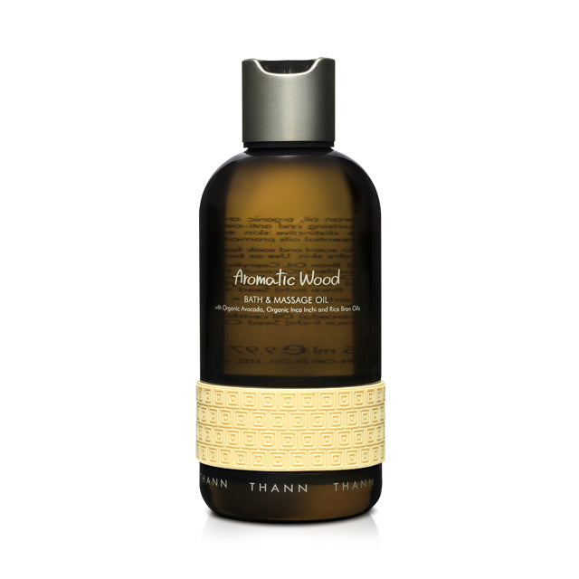 Natural Aromatic Wood Bath & Massage Oil for Relaxation - Spa, Aromatherapy, and Stress Relief at Home