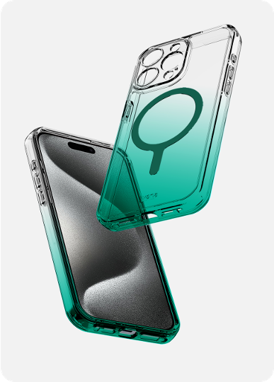 Sunrise Case for iPhone 15 Pro with MagSafe - Sky Blue Design | Perfect for Outdoor Adventures & Daily Protection